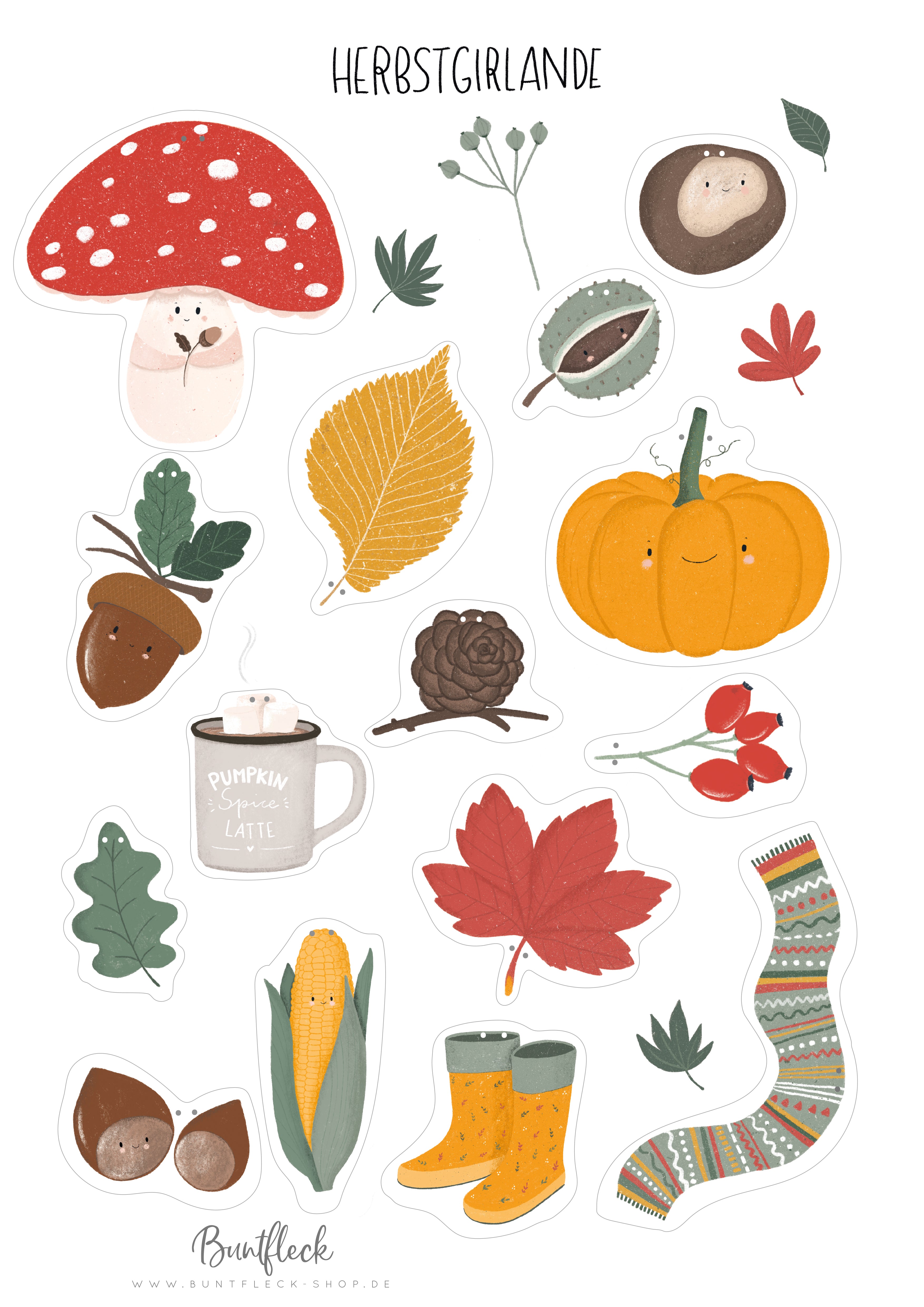 DIY Herbstgirlande