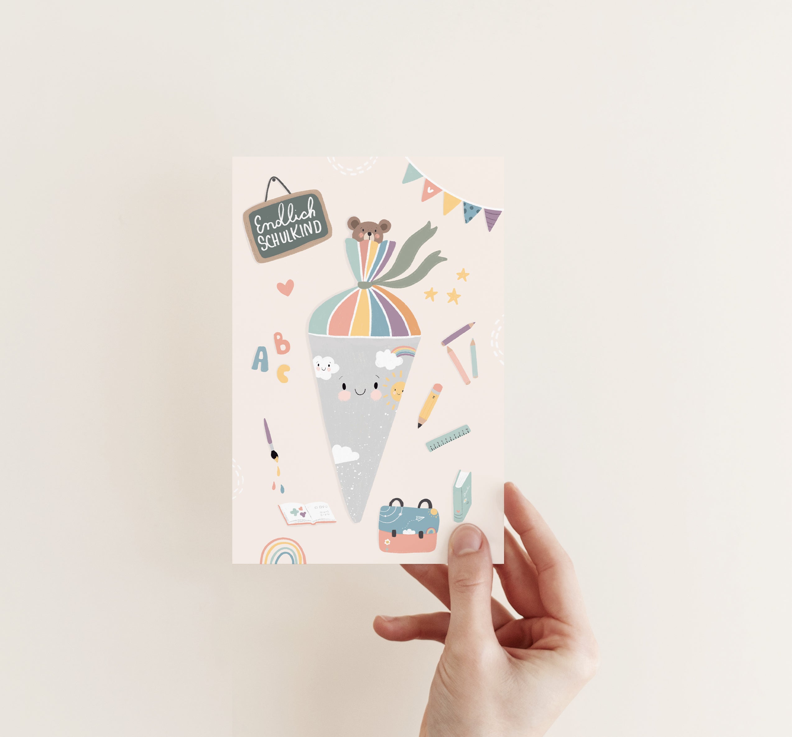 Freebie - Print/Karte zur Schuleinführung