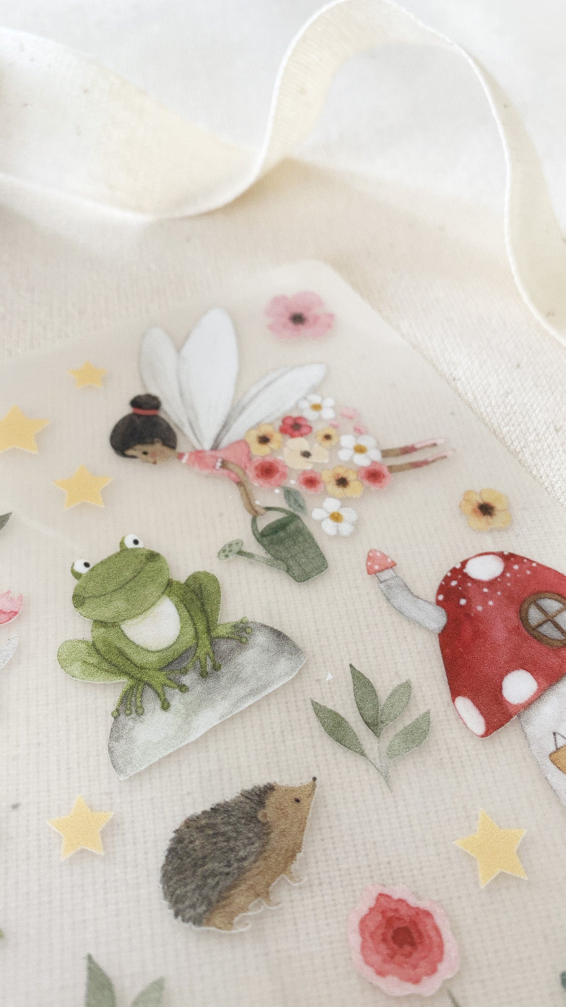 Iron-on transfers fairy world - Hot Peel / Iron on/ Applications