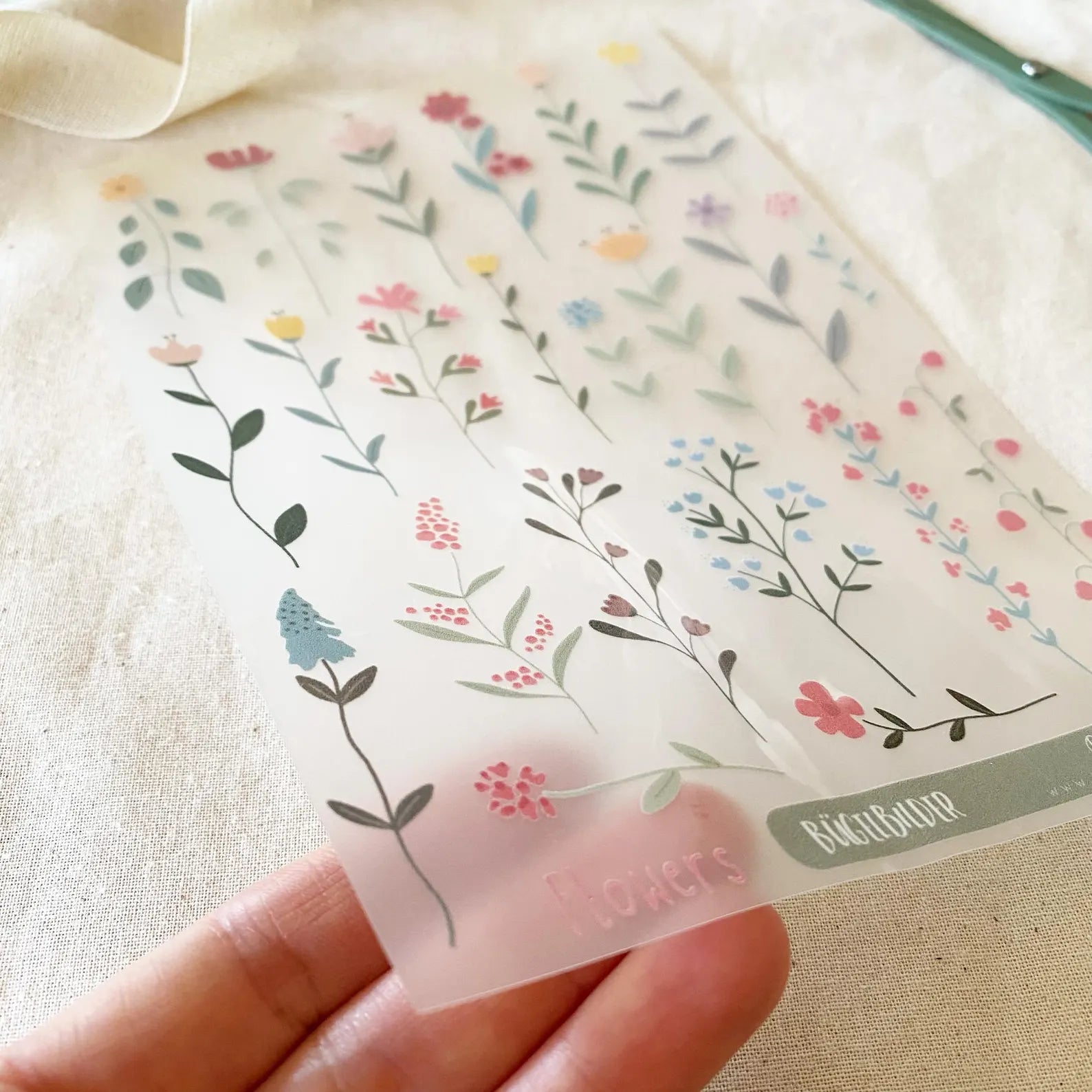 Iron-on patches flowers - Hot Peel / Iron on/ Appliques