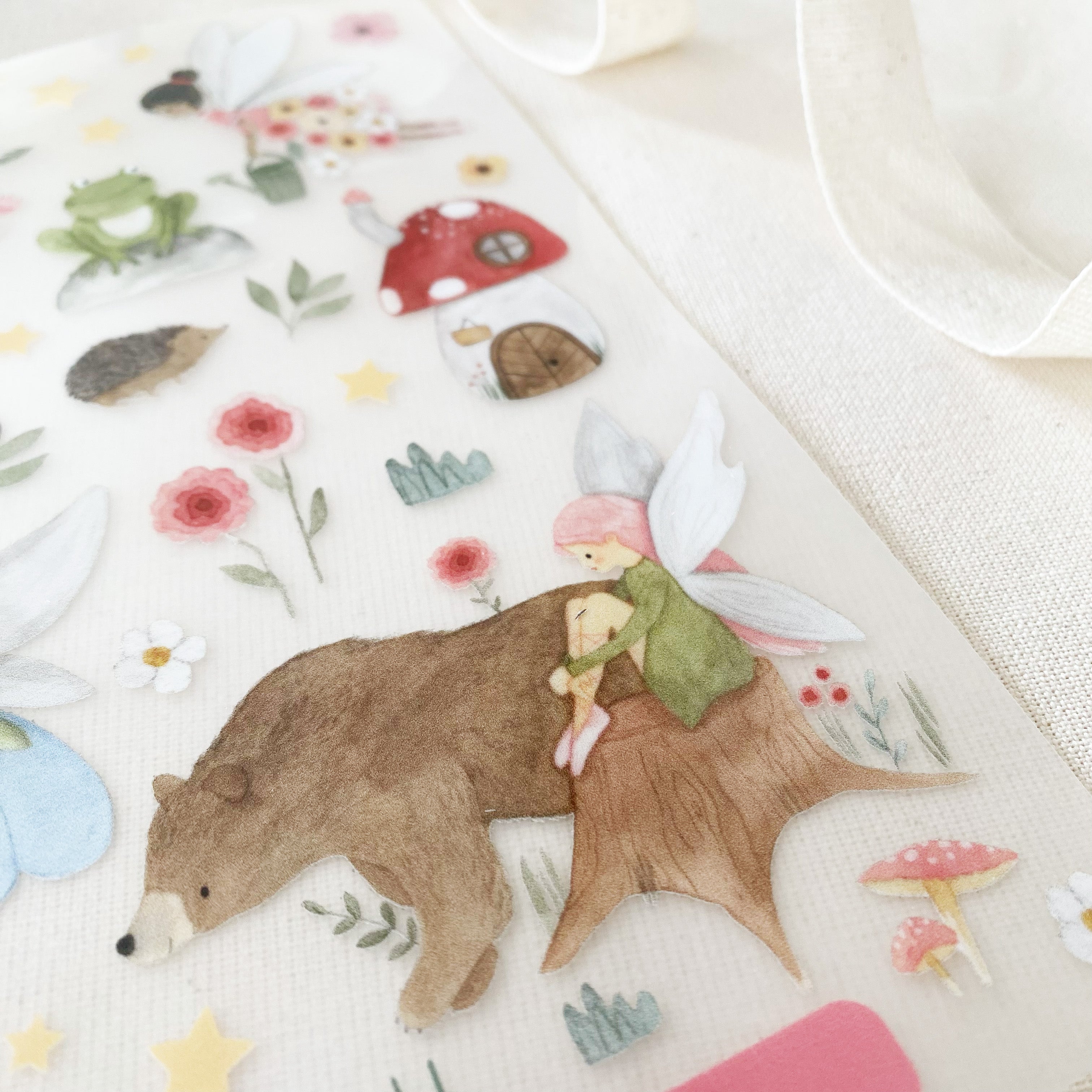 Iron-on transfers fairy world - Hot Peel / Iron on/ Applications