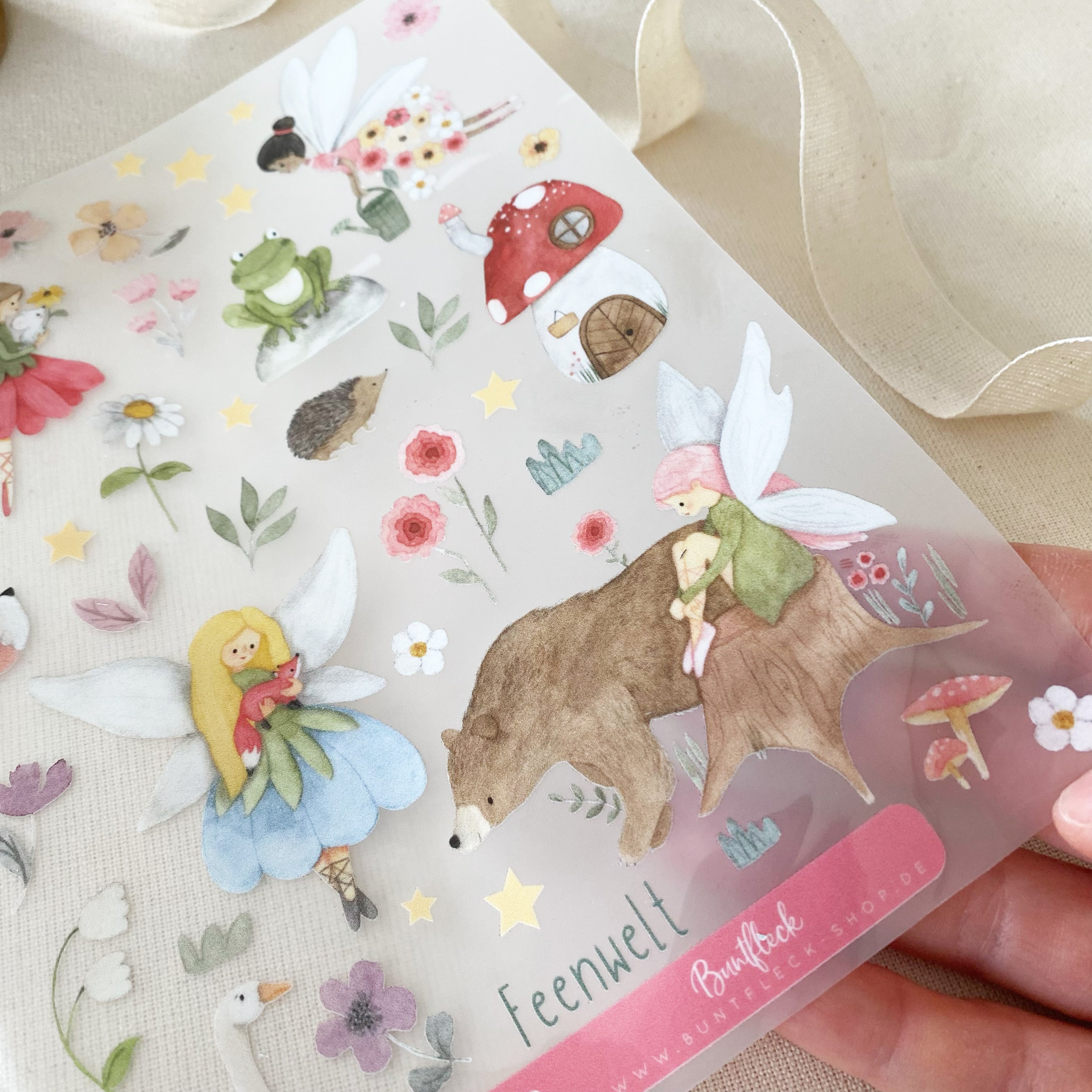 Iron-on transfers fairy world - Hot Peel / Iron on/ Applications