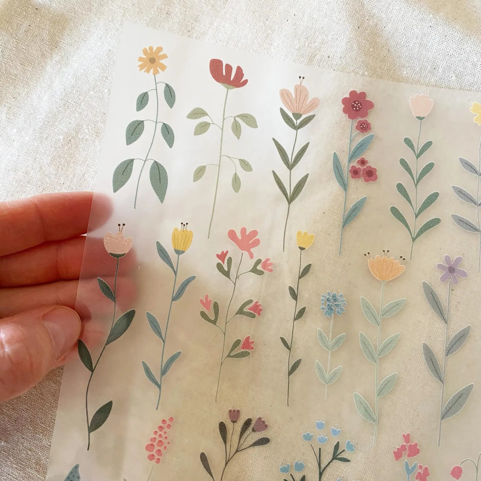 Iron-on patches flowers - Hot Peel / Iron on/ Appliques