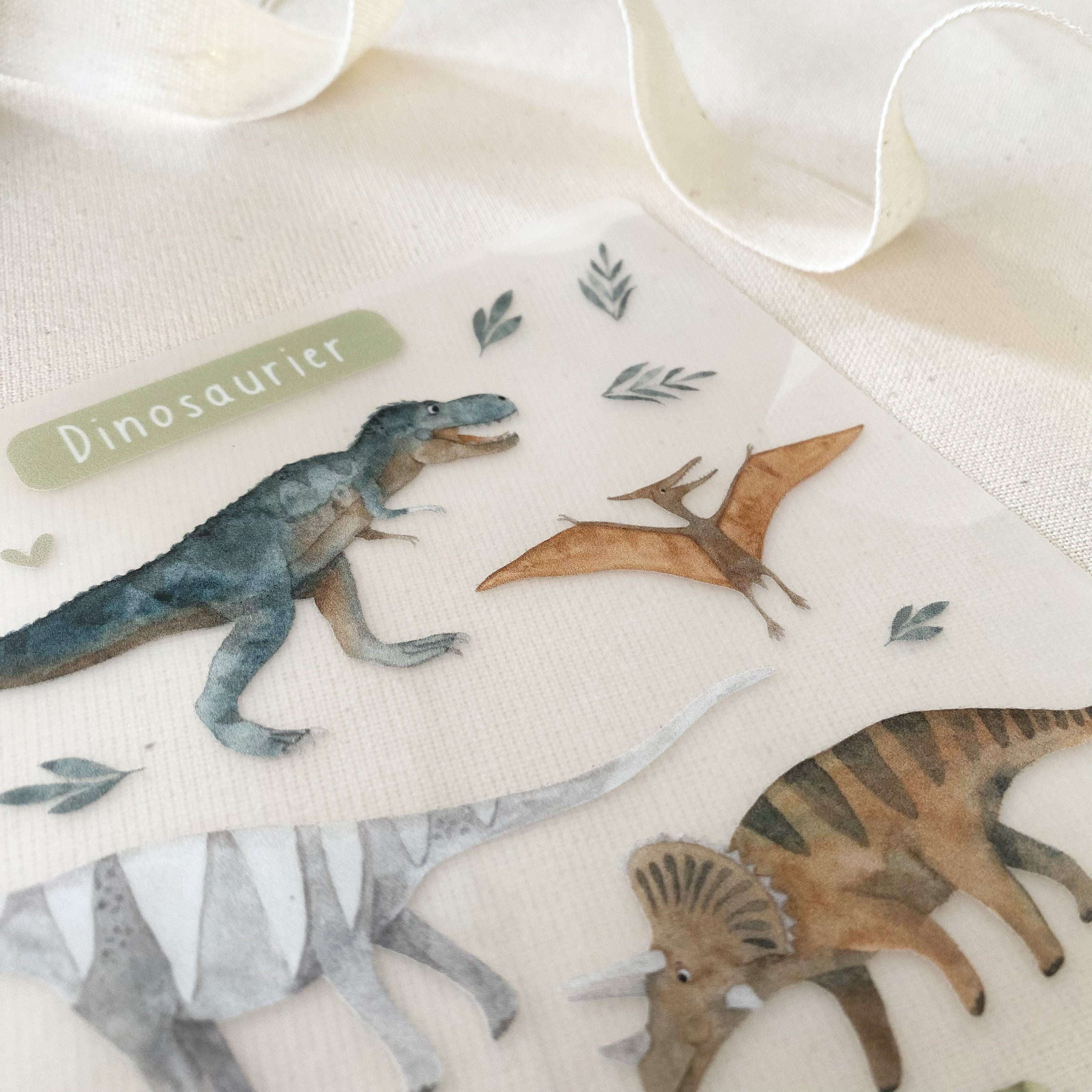 Iron-on patches dinosaurs - Hot Peel / Iron on/ Appliques