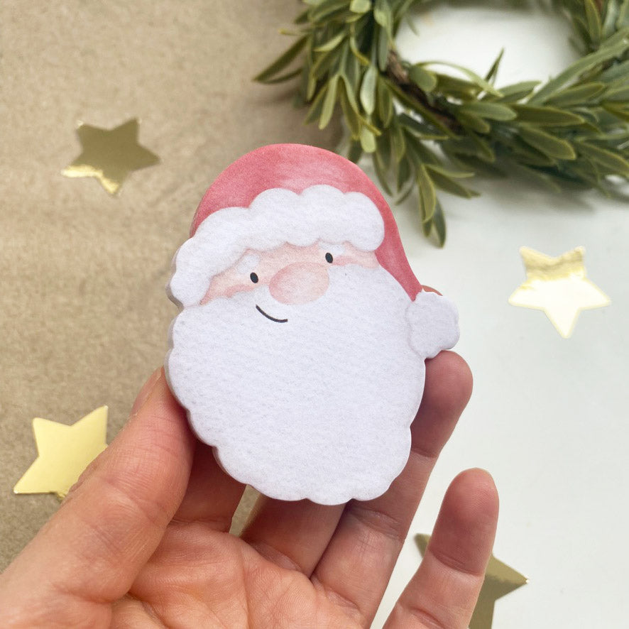 Sticky notes Mini / Klebezettel / Notizblock/ Haftnotizen - Weihnachtsmann
