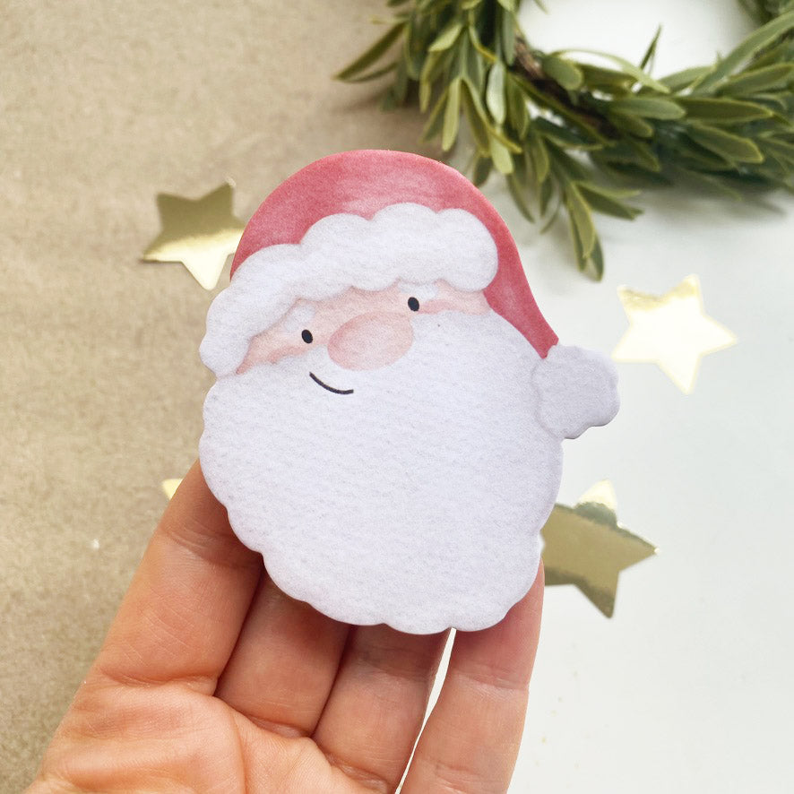 Sticky notes Mini / Klebezettel / Notizblock/ Haftnotizen - Weihnachtsmann