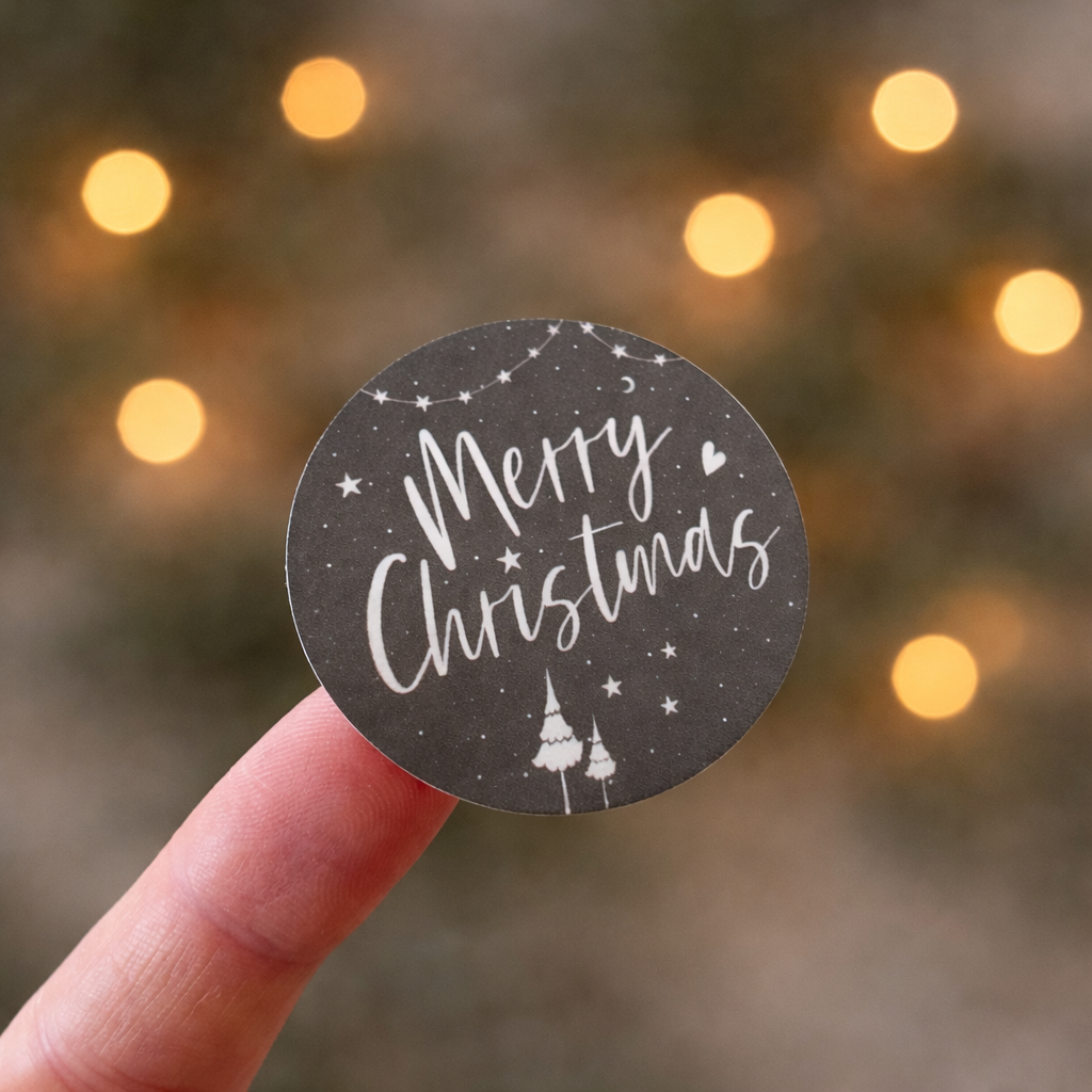 Etiketten/Aufkleber - Merry Christmas