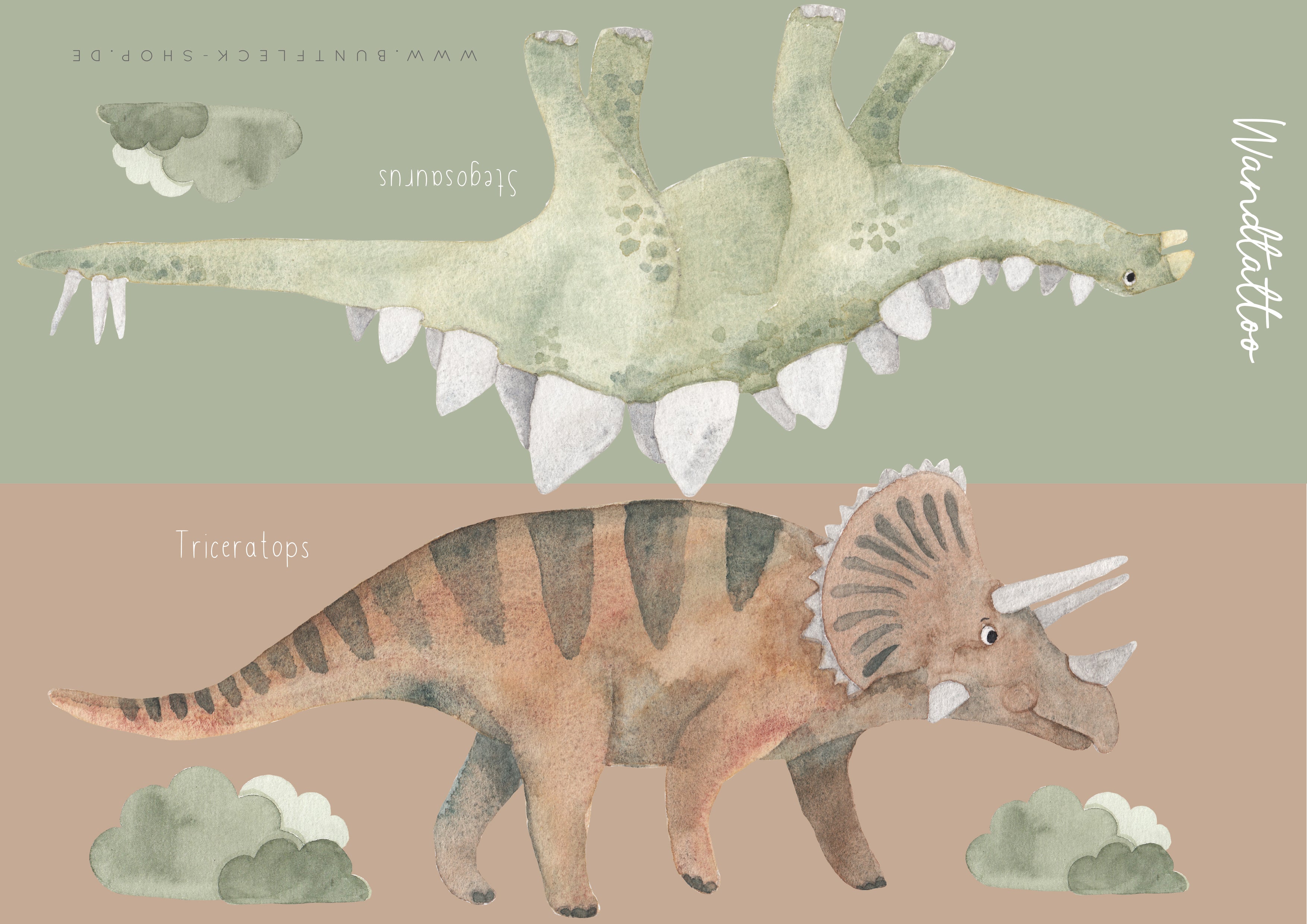Wandtattoo/Aufkleber - Dinos