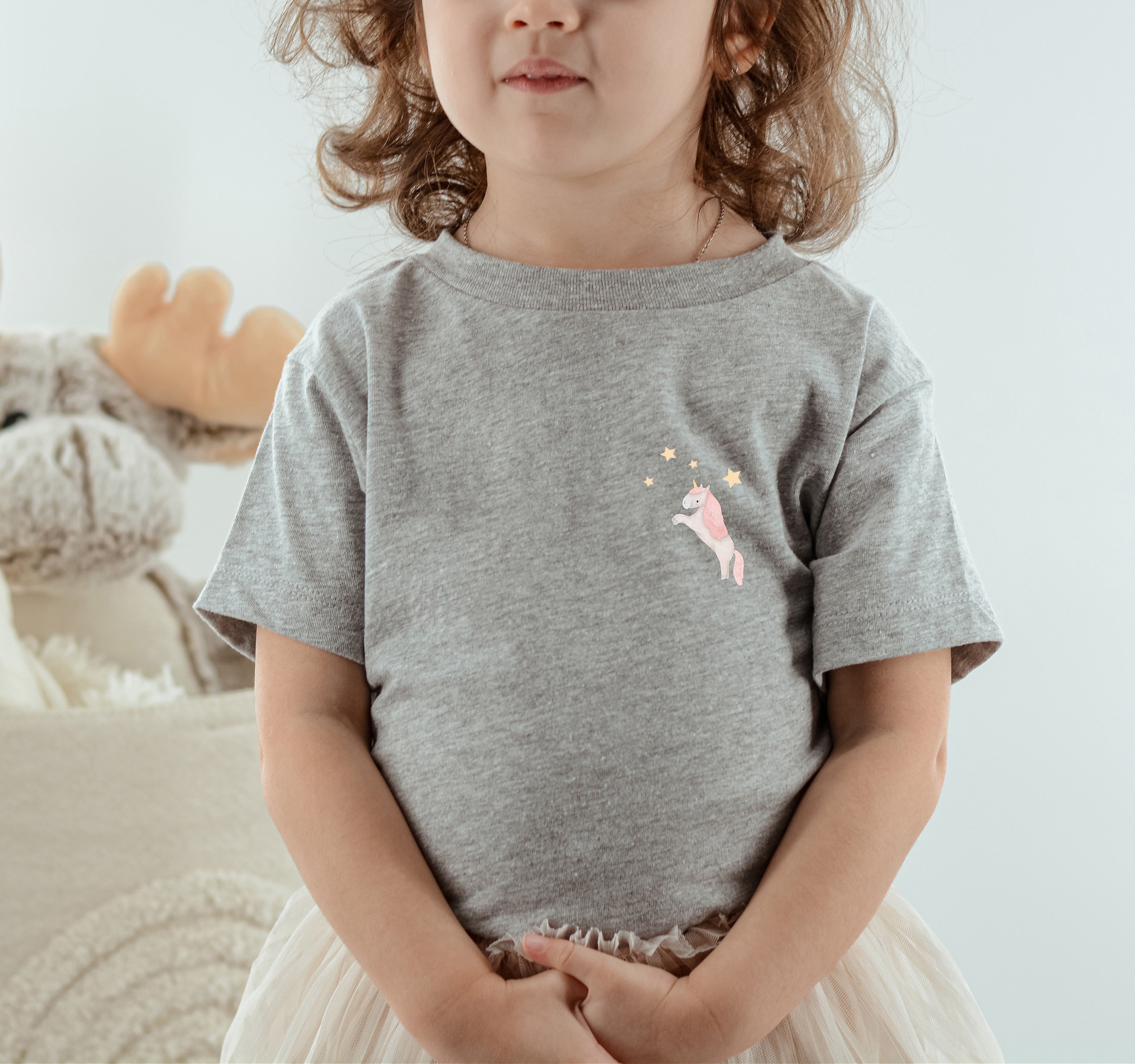 Mini Bügelbilder - Einhorn mit Sternen