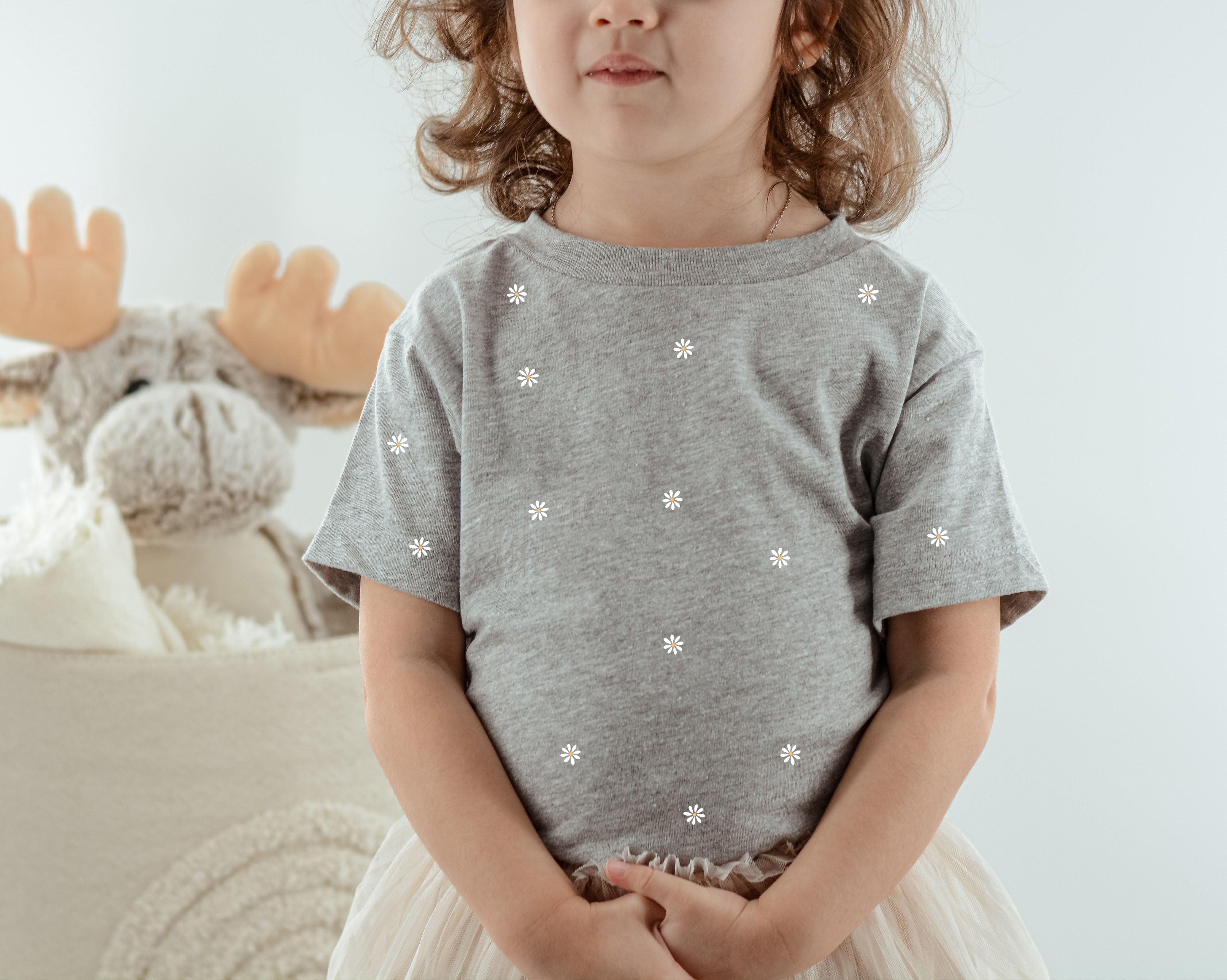Bügelbilder kleine Gänseblümchen - Hot Peel / Iron on/ Applikationen /Muster
