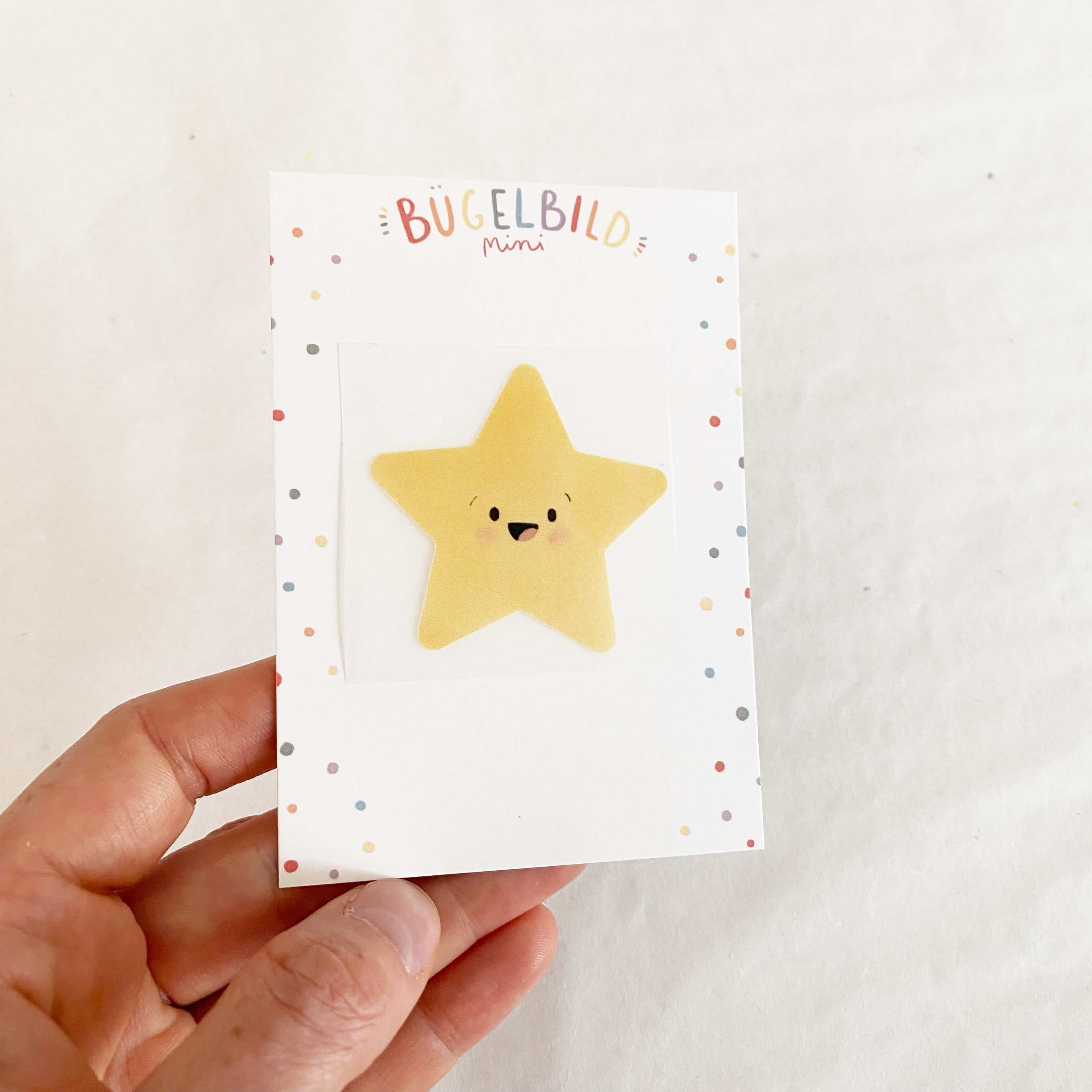 Mini Bügelbilder - Kleiner Stern