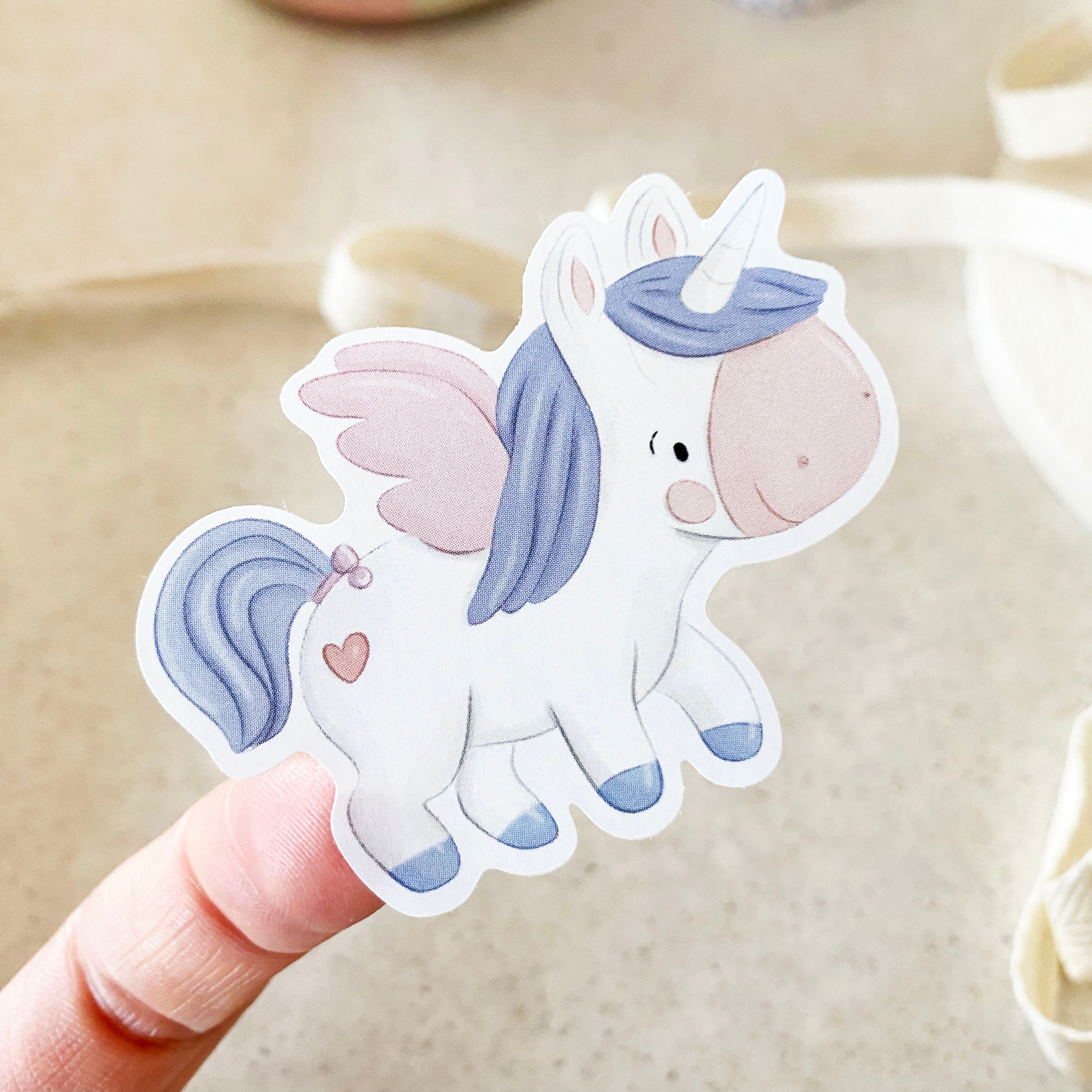 Aufkleber/Etiketten-Etiketten/Aufkleber - Einhorn