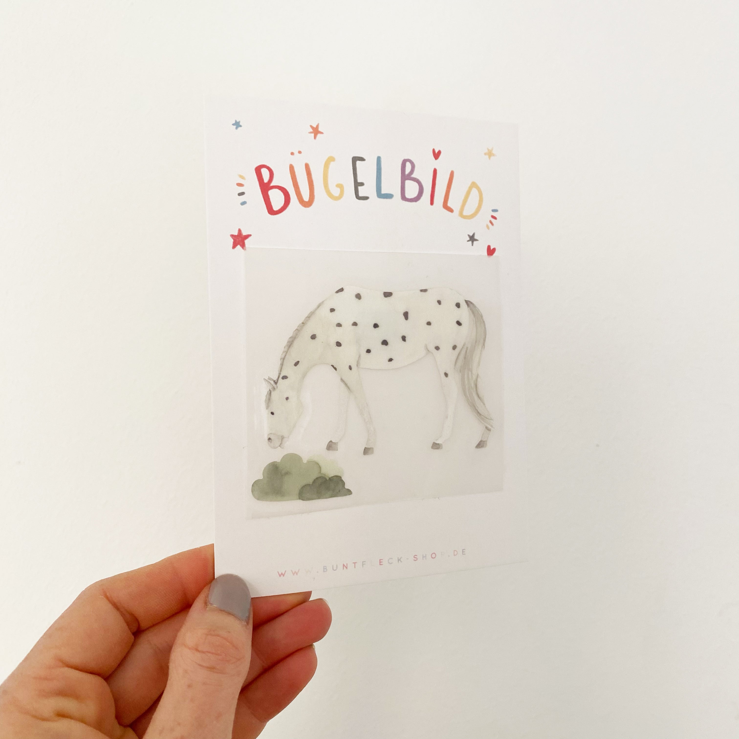 Mini iron-on transfers - horse