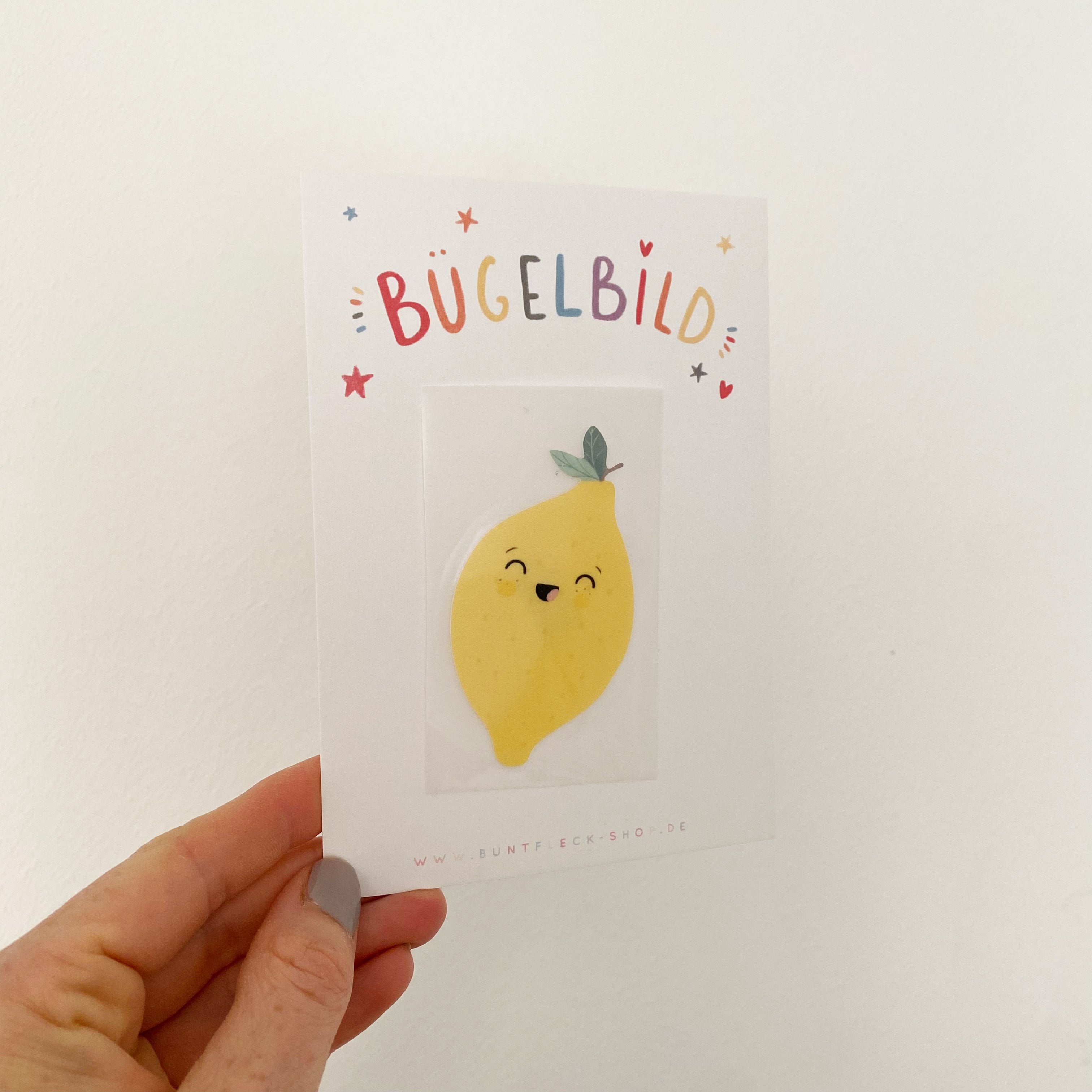 Mini Bügelbilder - Zitrone