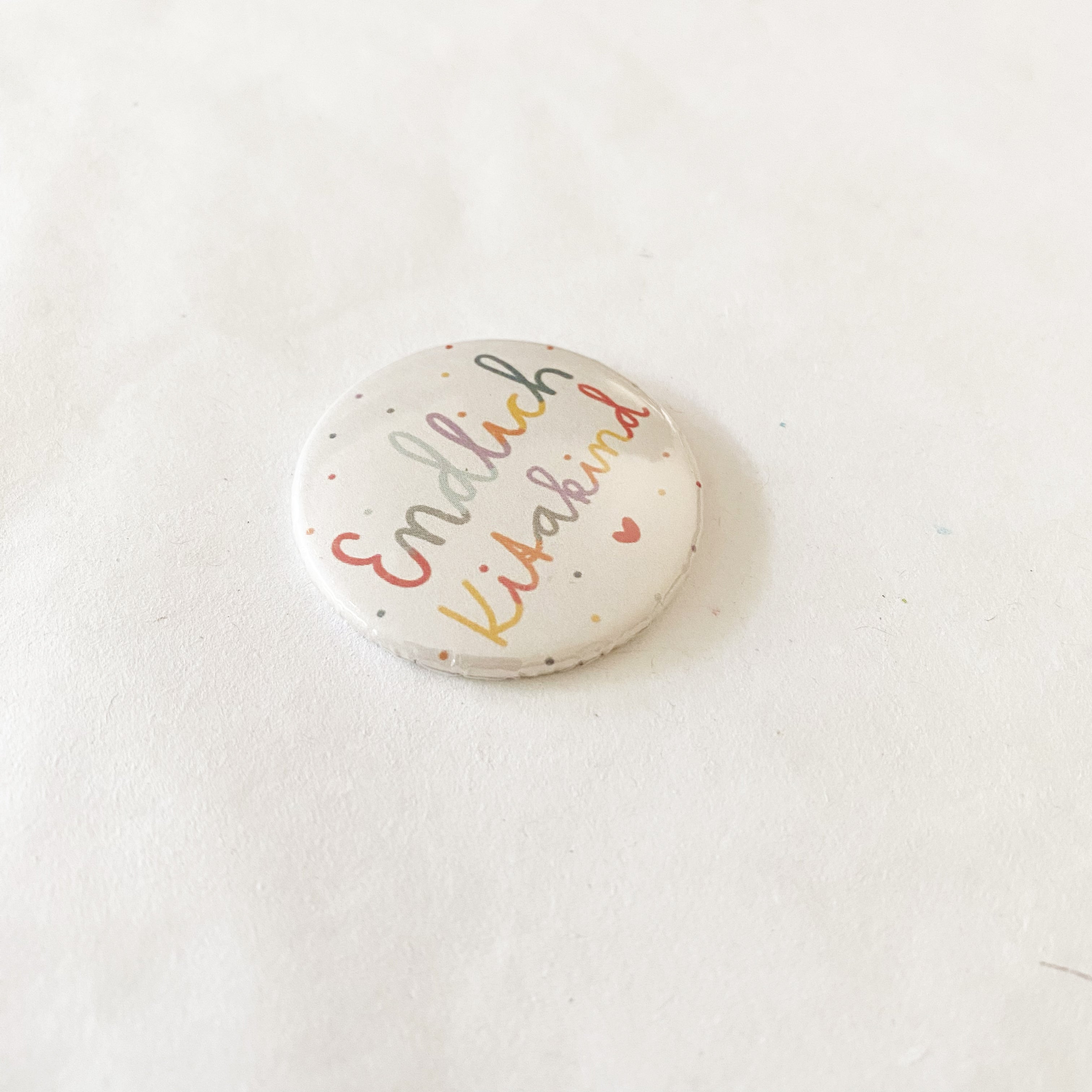 Magnetbutton / Stecknadel - Endlich Kitakind