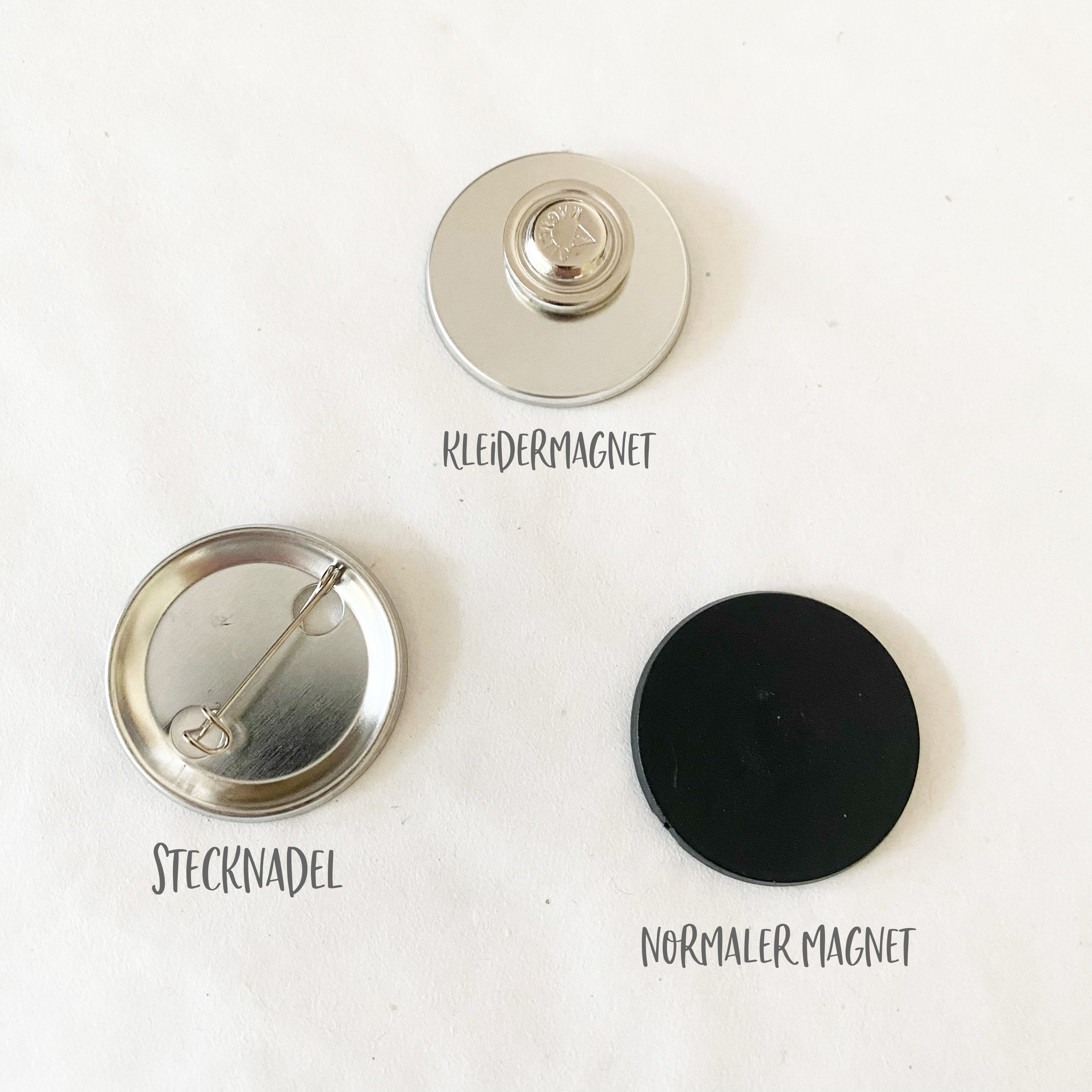 Magnetbutton/Anstecknadel - Kleiner Wal