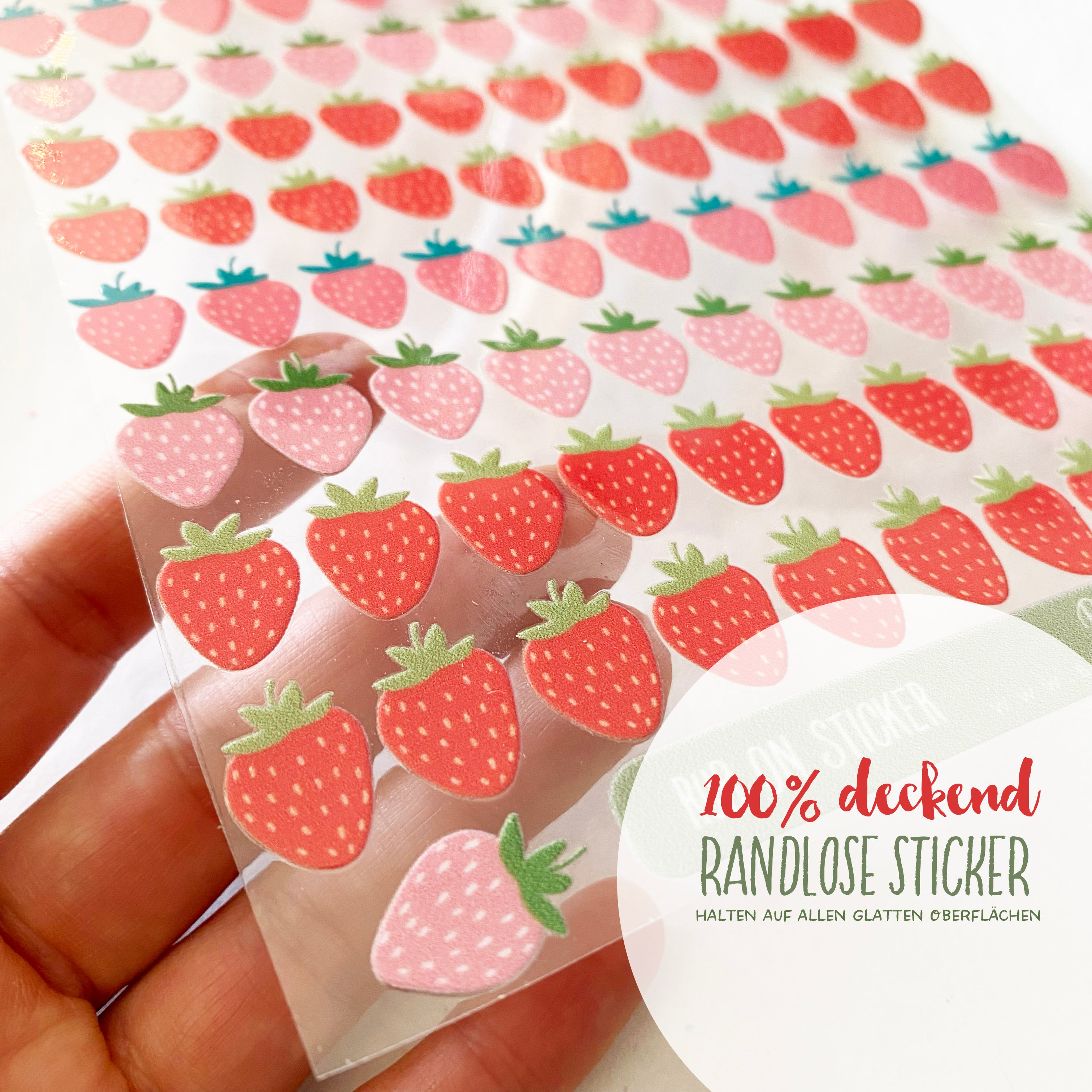 BORDERLESS stickers / stickers / rub-on stickers - cute fairies