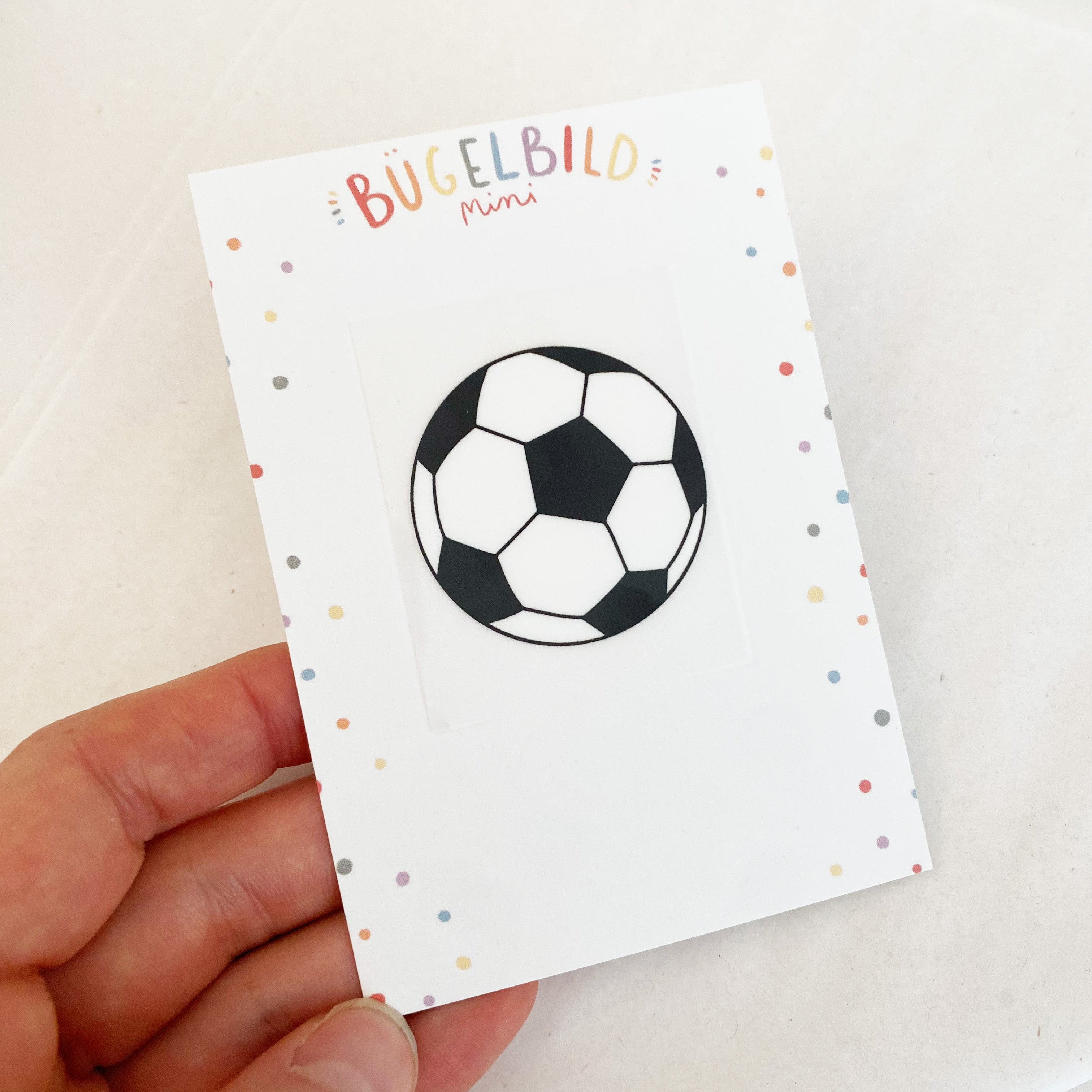 Mini Bügelbilder - Fußball