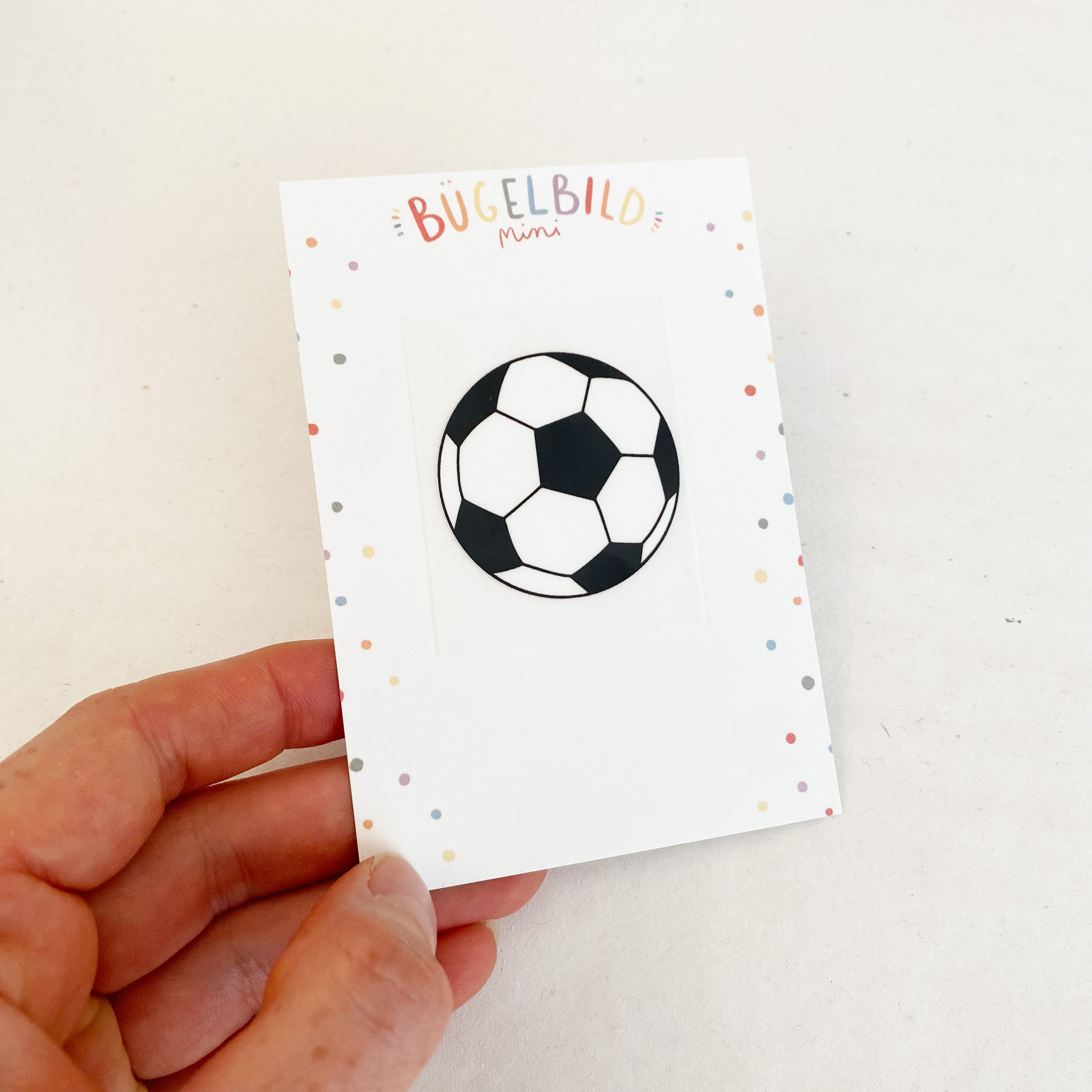 Mini Bügelbilder - Fußball