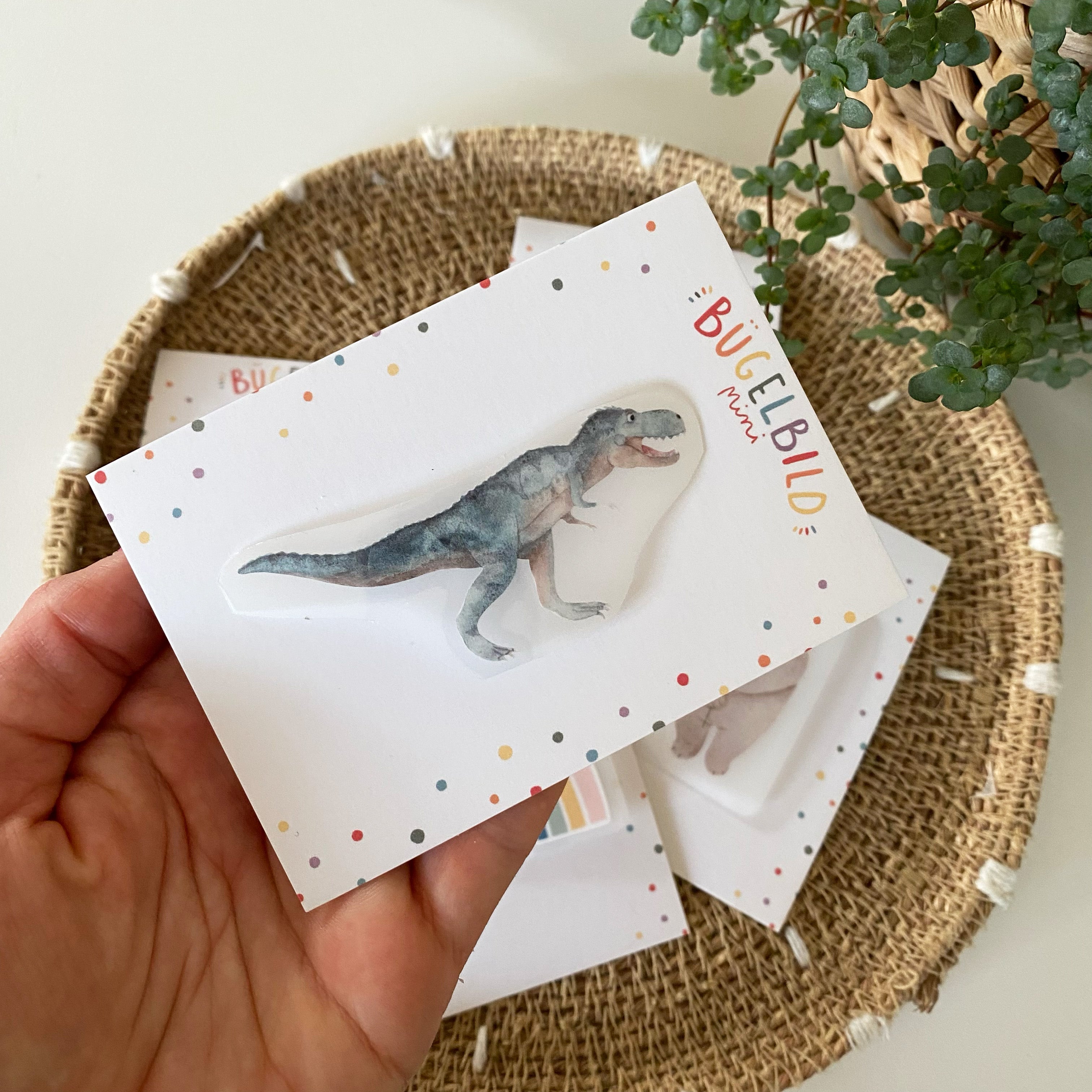 Mini Bügelbilder - Dino