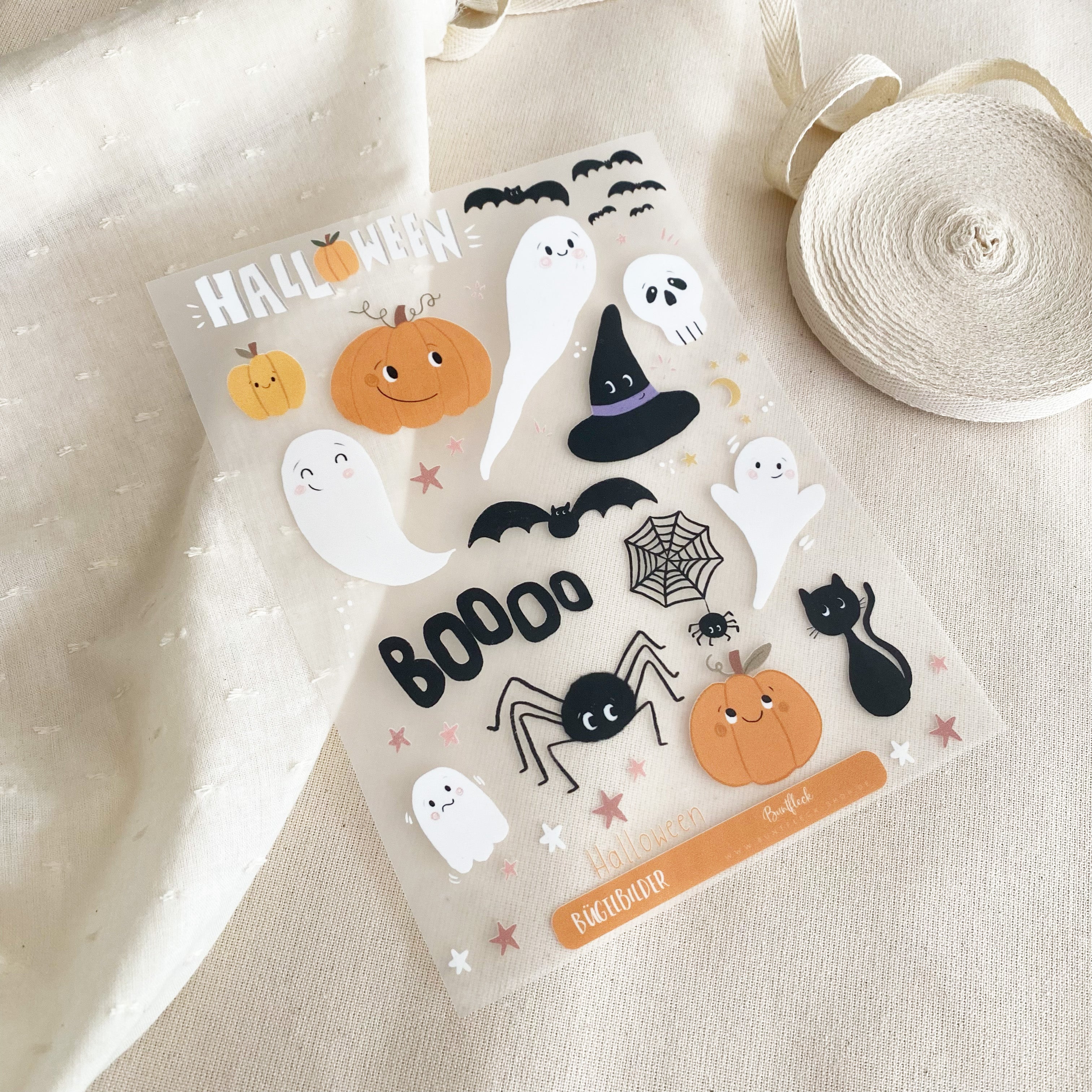 Halloween Iron-on Transfers - Hot Peel / Iron on / Appliques