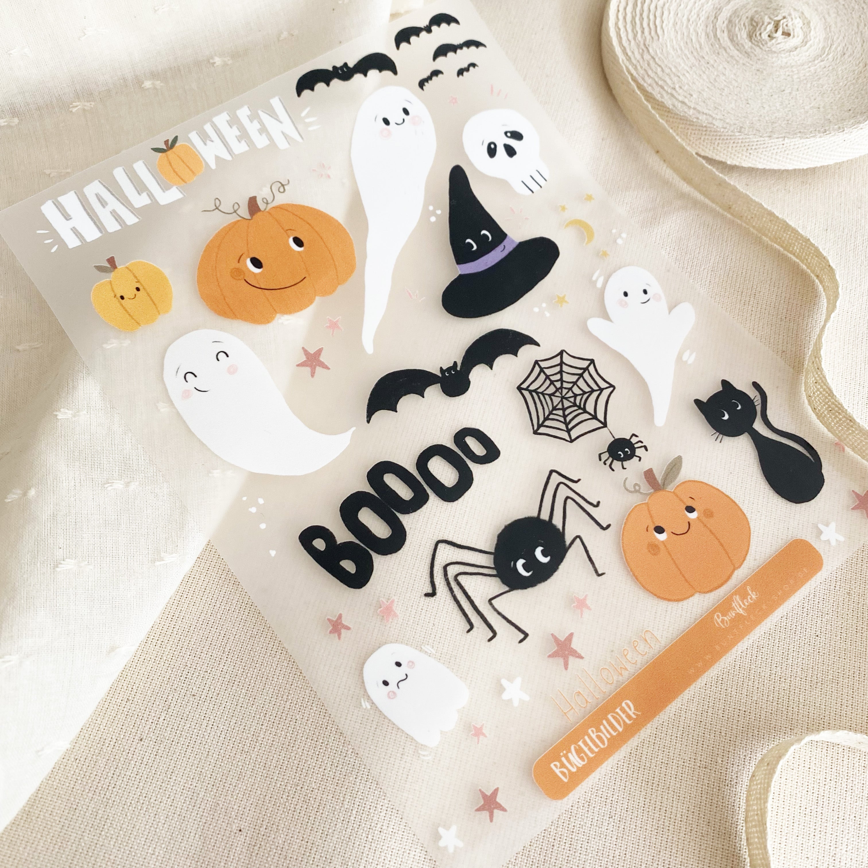 Bügelbilder Halloween - Hot Peel / Iron on/ Applikationen