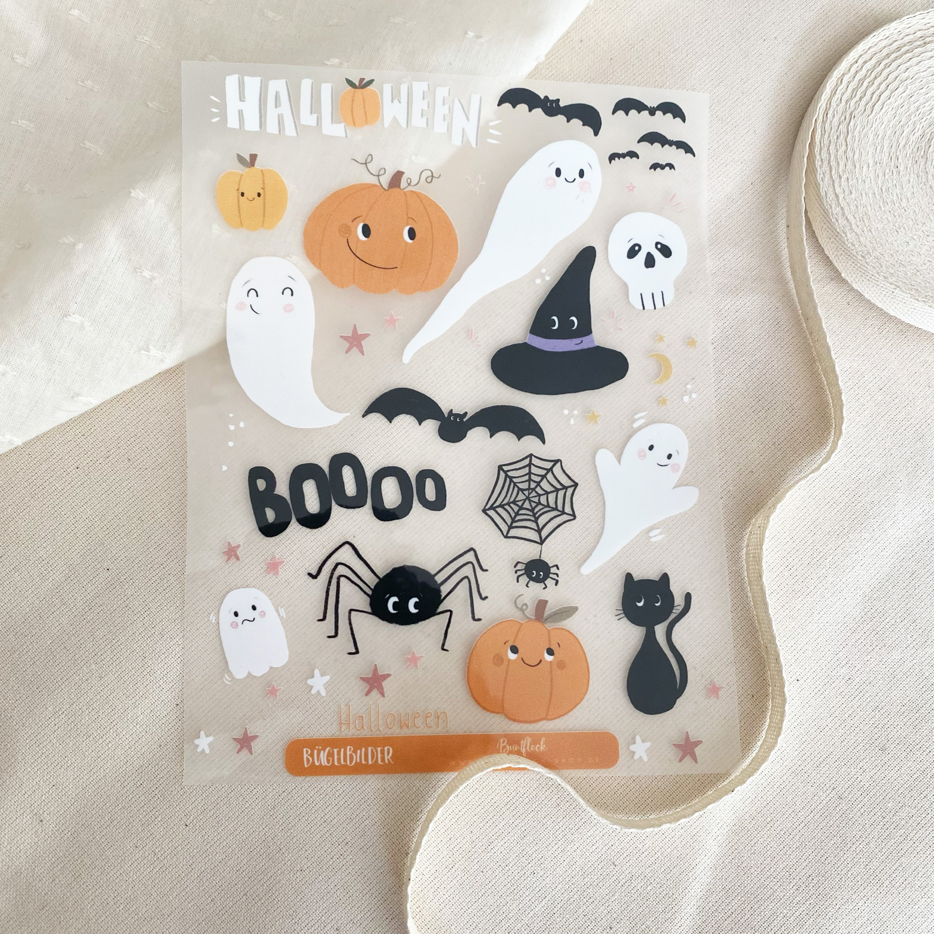 Bügelbilder Halloween - Hot Peel / Iron on/ Applikationen