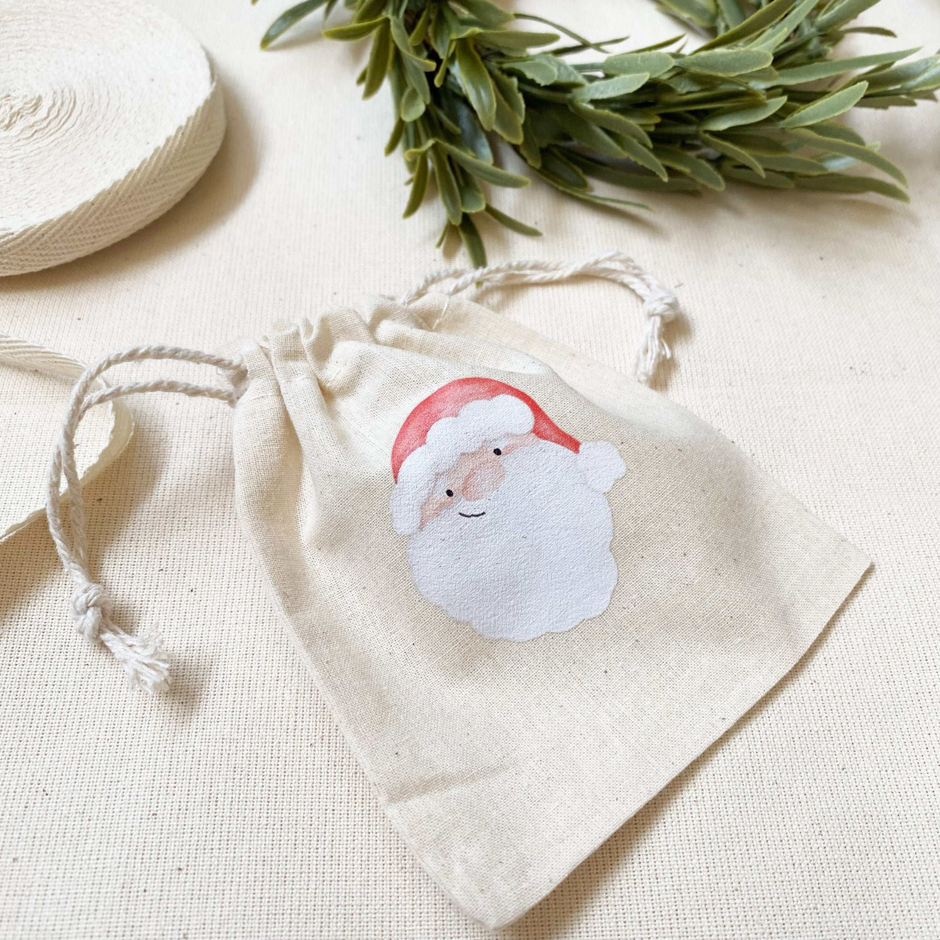 Mini iron-on transfers - Santa Claus