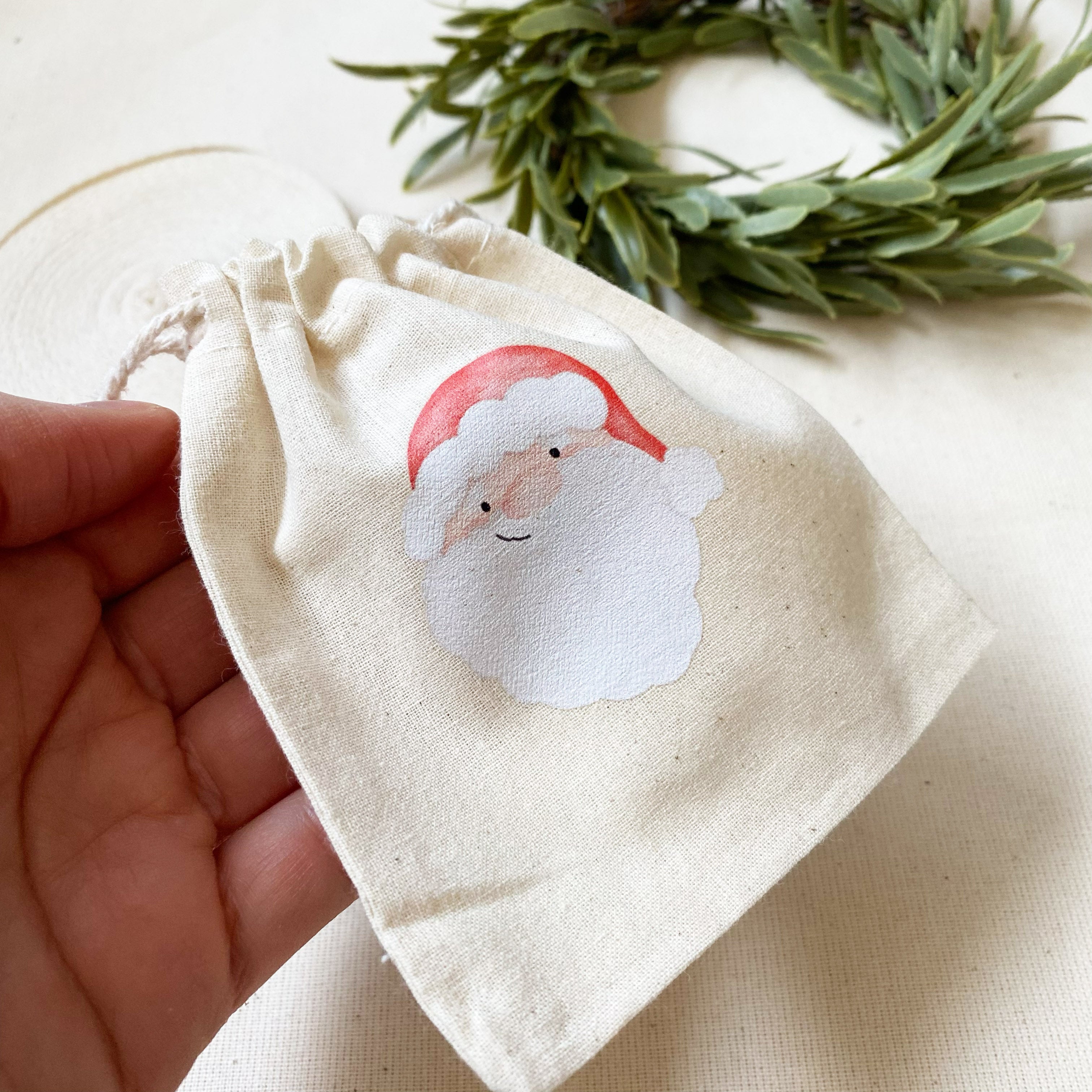 Mini iron-on transfers - Santa Claus