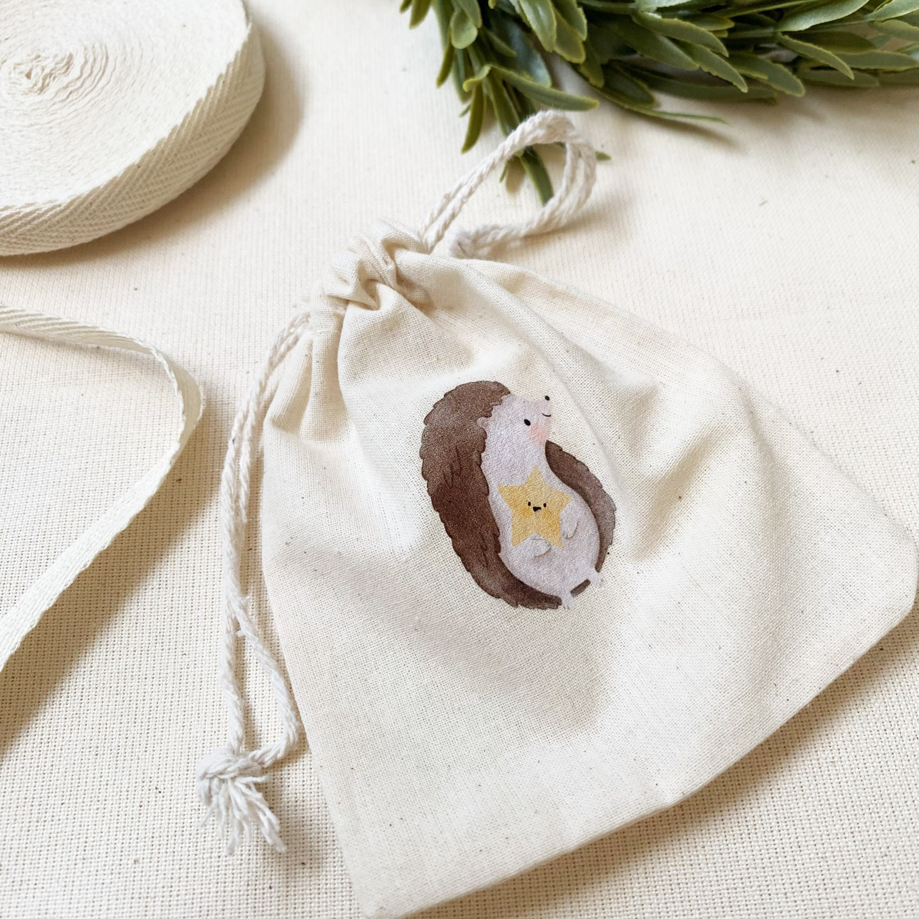 Mini Bügelbilder - Igel mit Stern