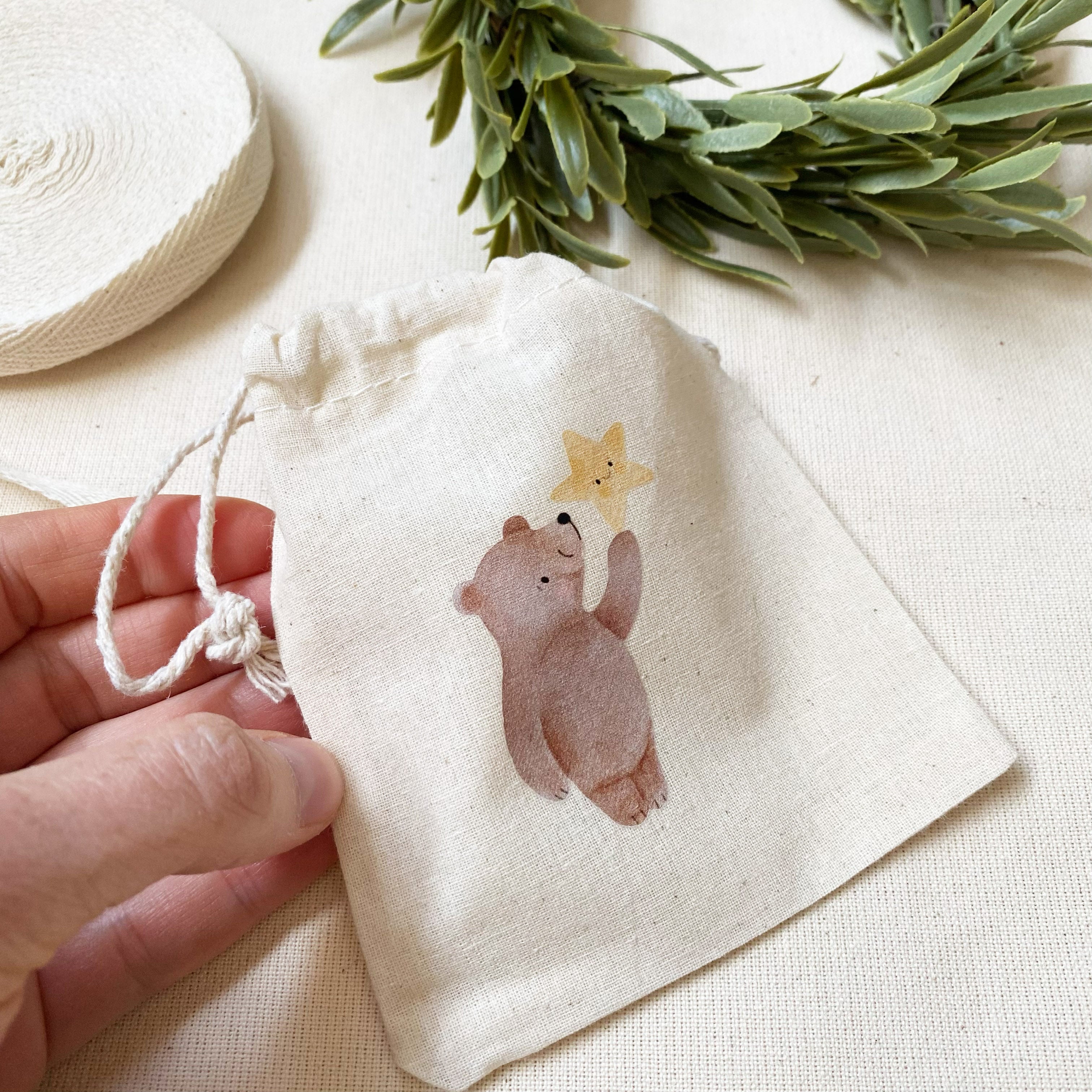 Mini Bügelbilder - Bärchen mit Stern