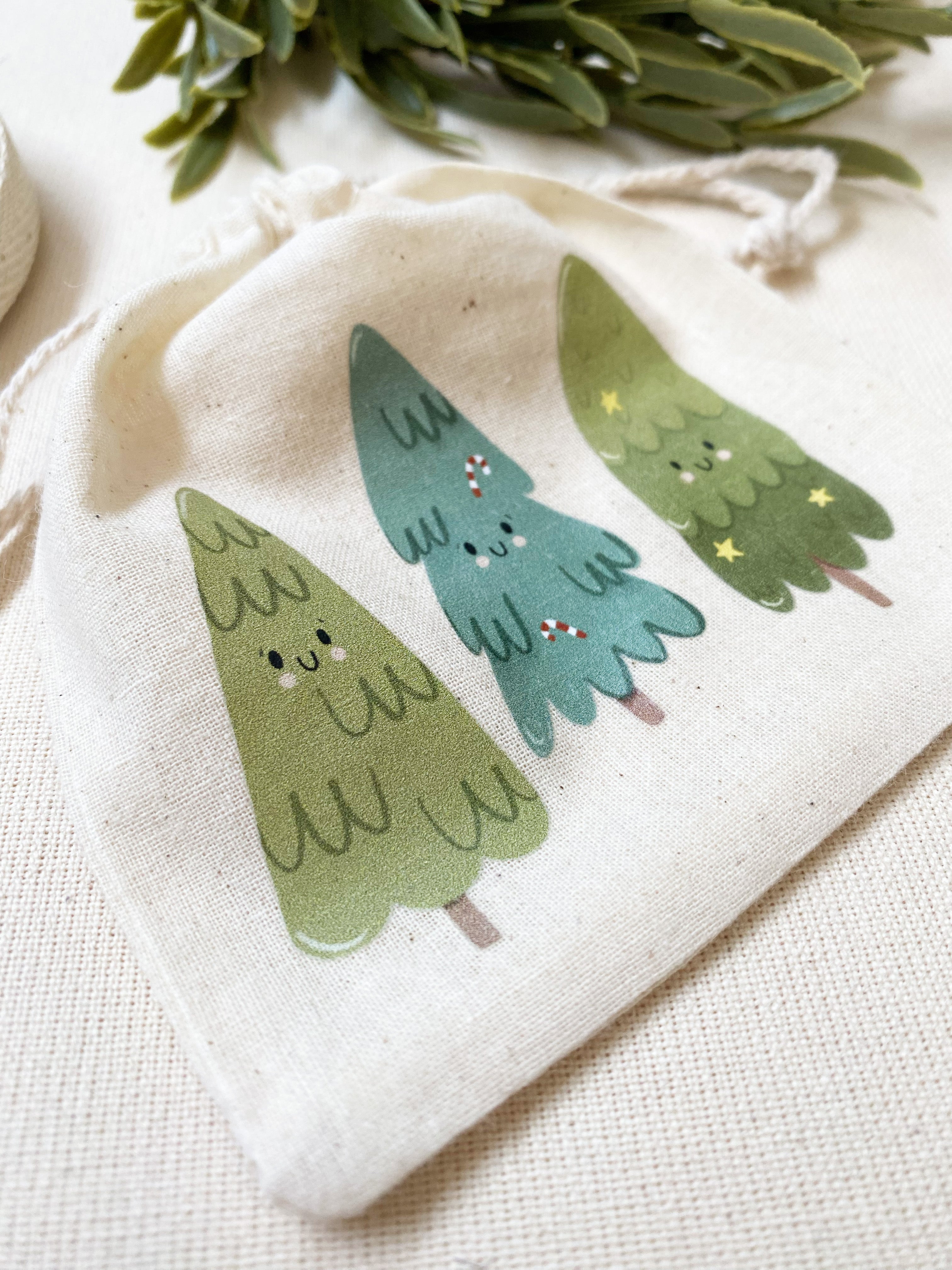 Mini Bügelbilder / Weihnachten/ Christmas - süße Baumreihe