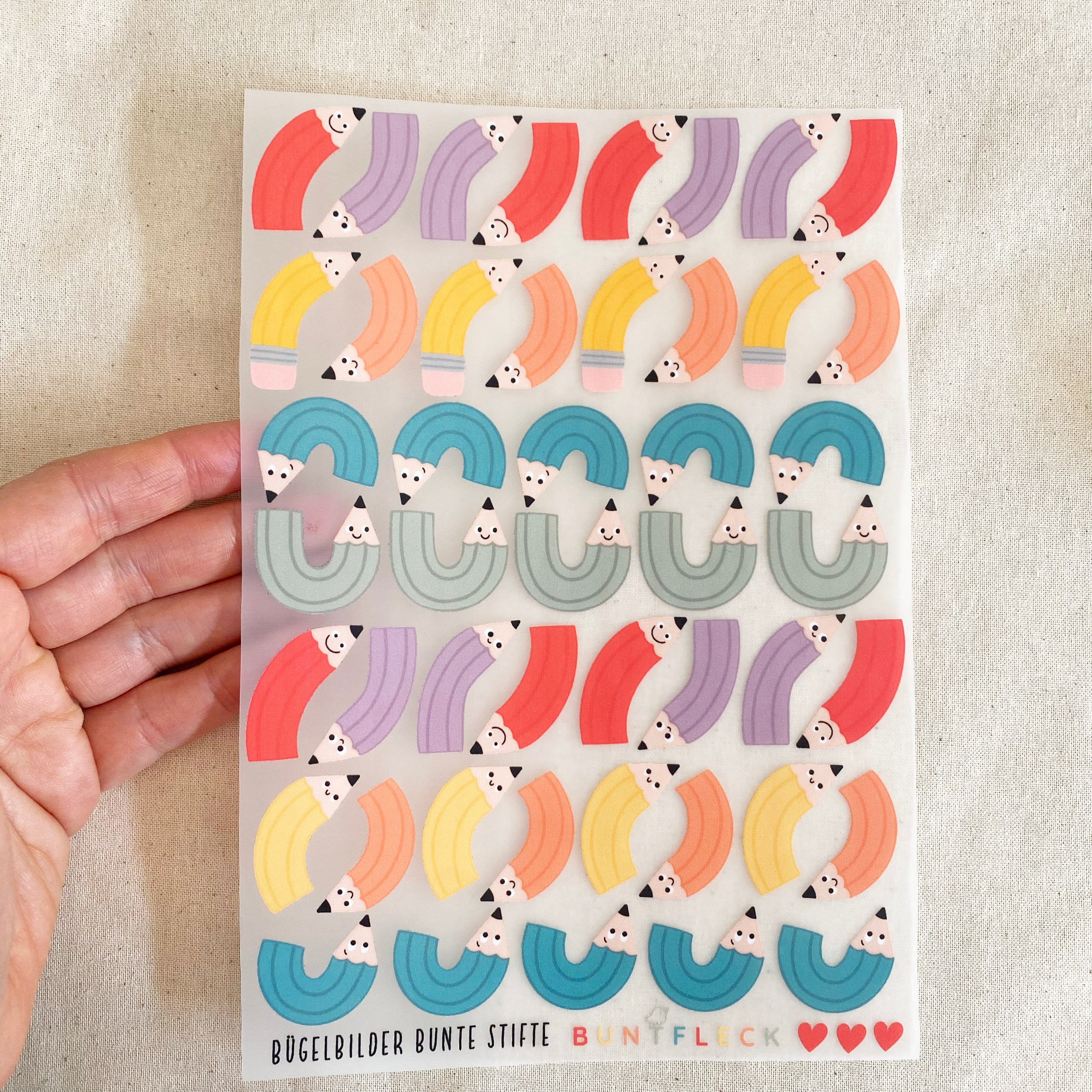 BORDERLESS stickers / stickers / rub-on stickers - cute fairies