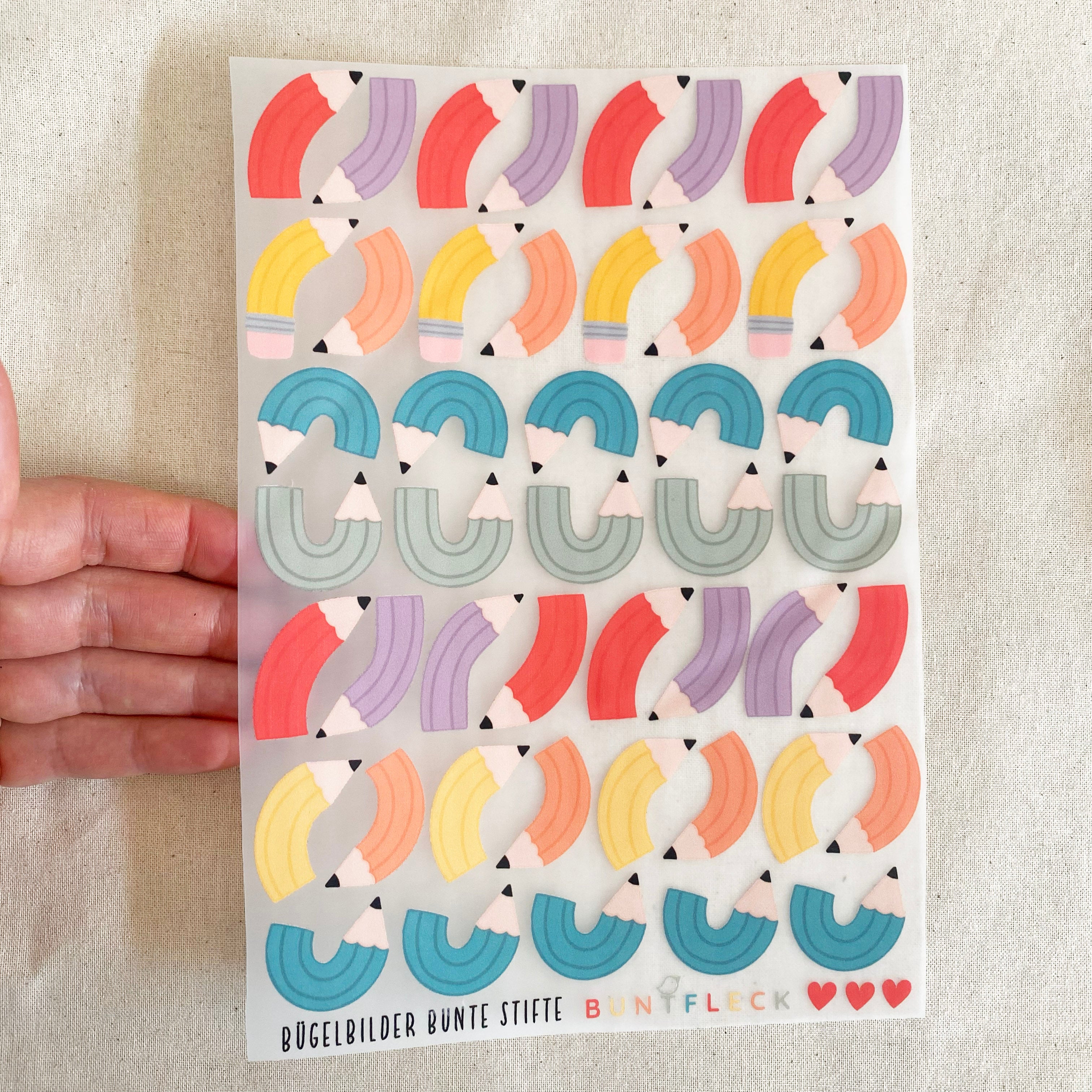 BORDERLESS stickers / stickers / rub-on stickers - cute fairies