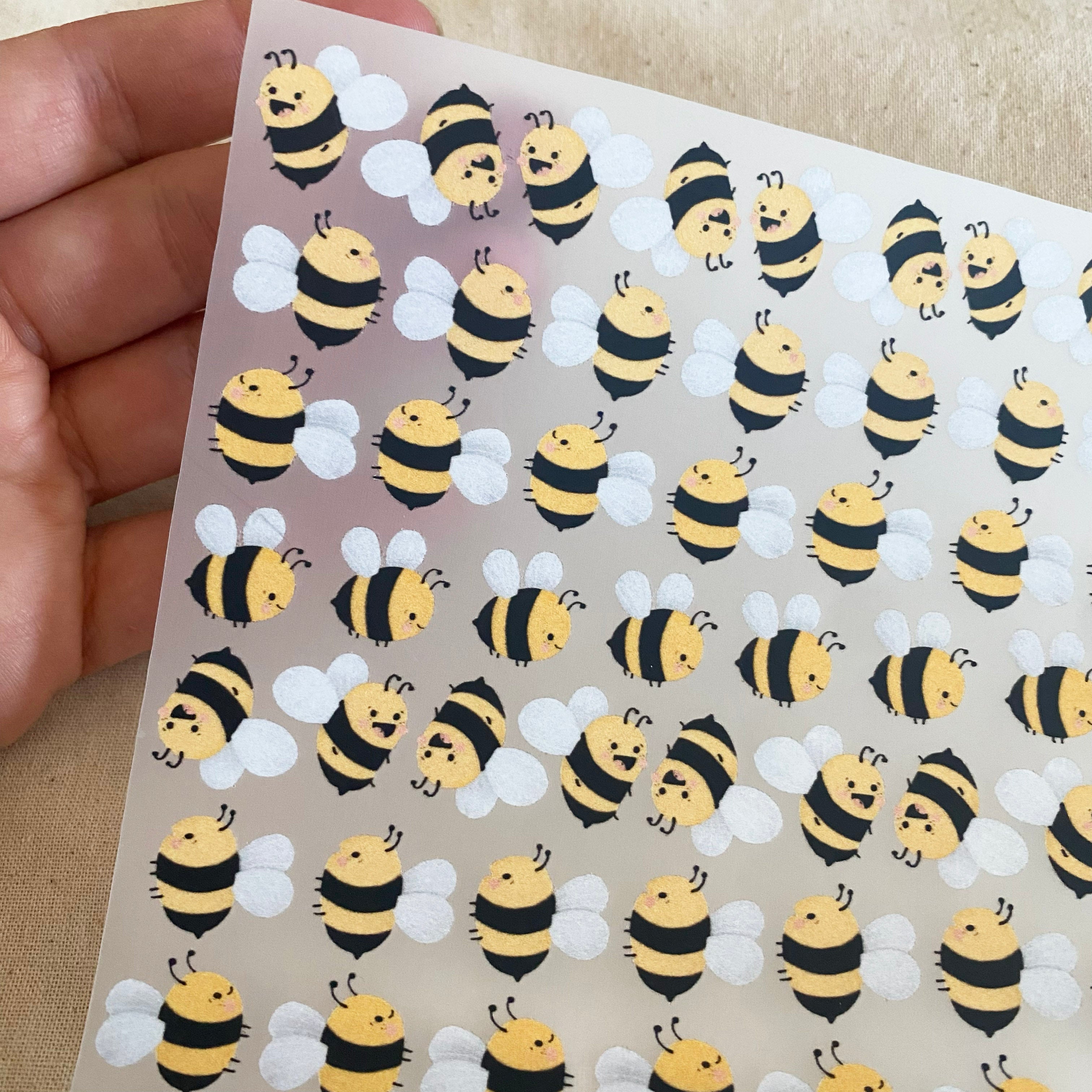 Bügelbild Bienen - Iron on Patch für Kleidung, mehrere Motive
