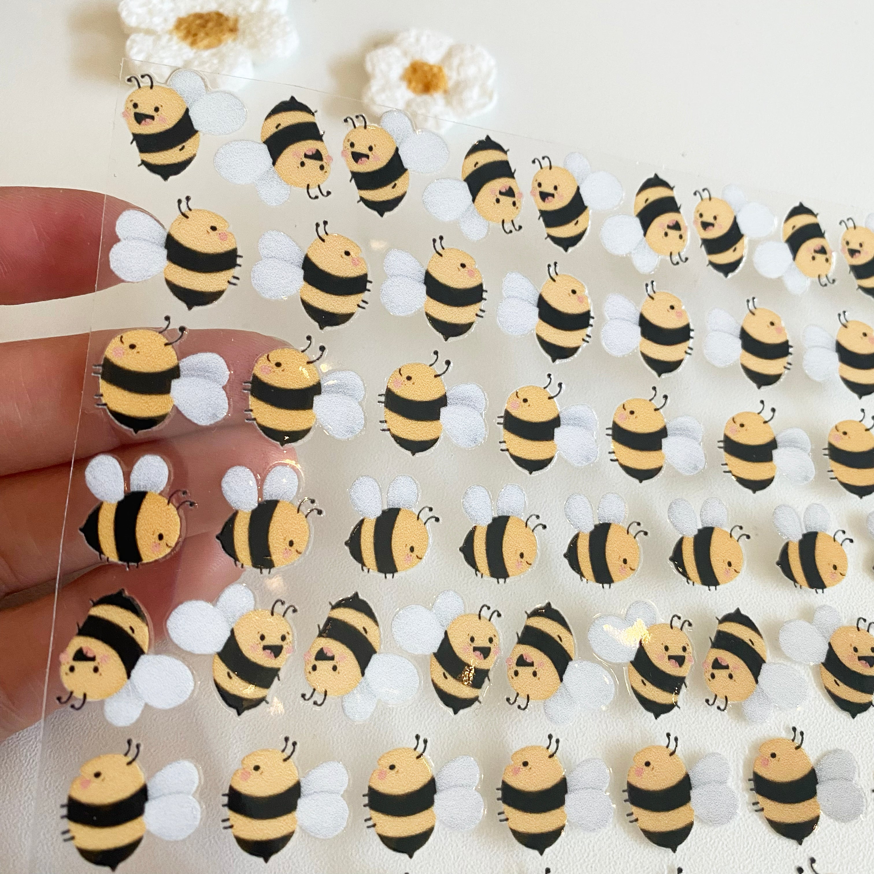 BORDERLESS stickers / stickers / rub-on stickers - cute fairies