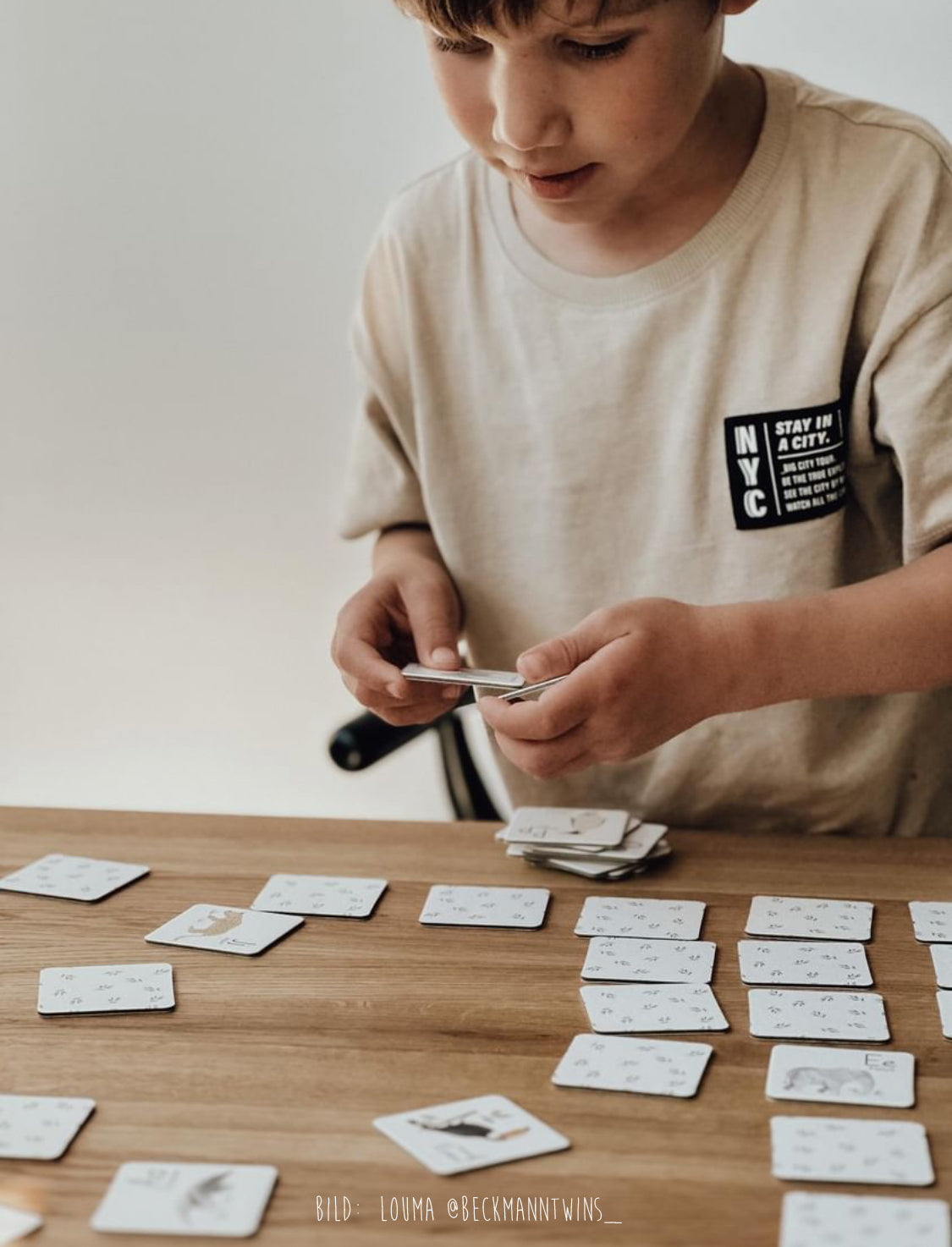 ABC Memo Game / Flashcards / ABC Learning Game / Basic Writing/Print Writing - Animal Alphabet