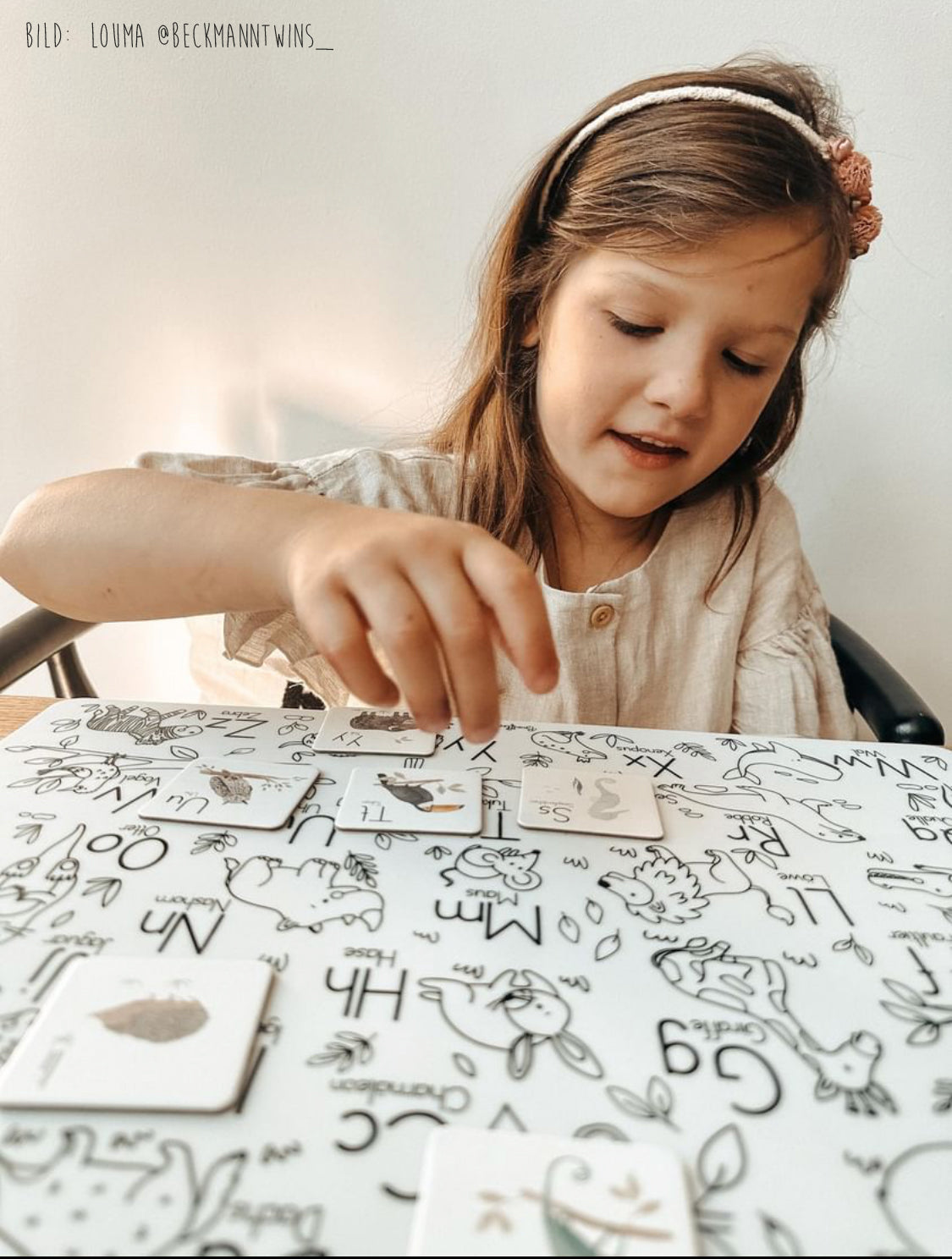 ABC Memo Game / Flashcards / ABC Learning Game / Basic Writing/Print Writing - Animal Alphabet