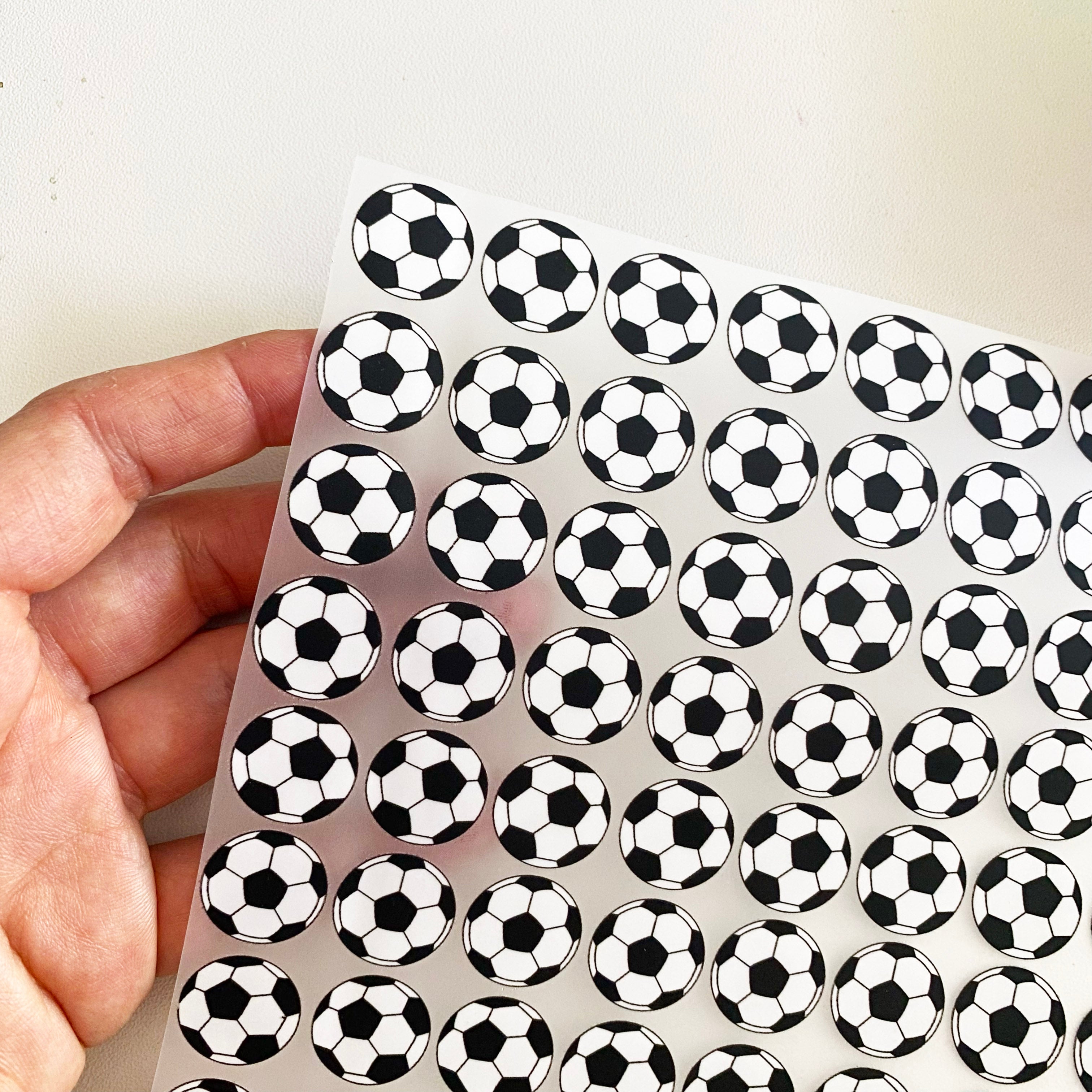 Bügelbild Fußbälle / Fußball - Iron on Patch für Kleidung, mehrere Motive