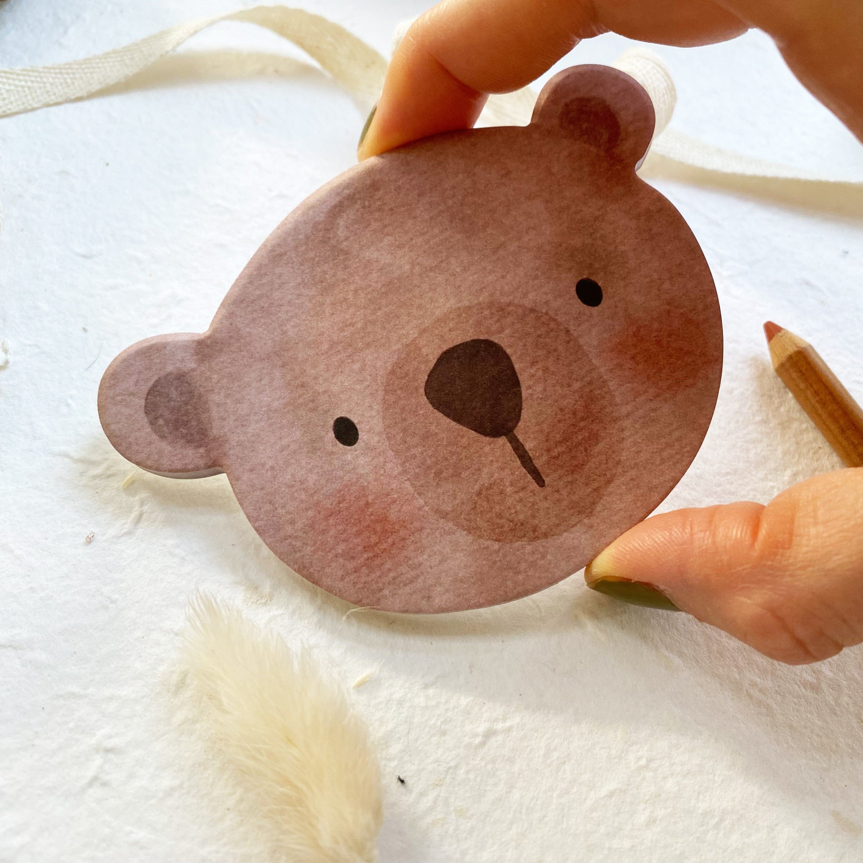 Sticky notes / adhesive notes / notepad / sticky notes - little bear