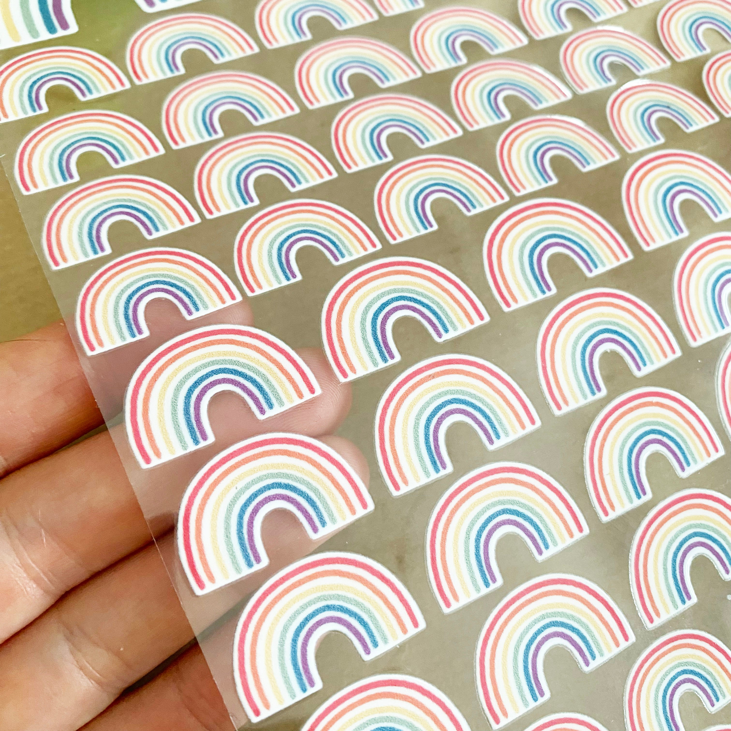 BORDERLESS stickers / stickers / rub-on stickers - cute fairies