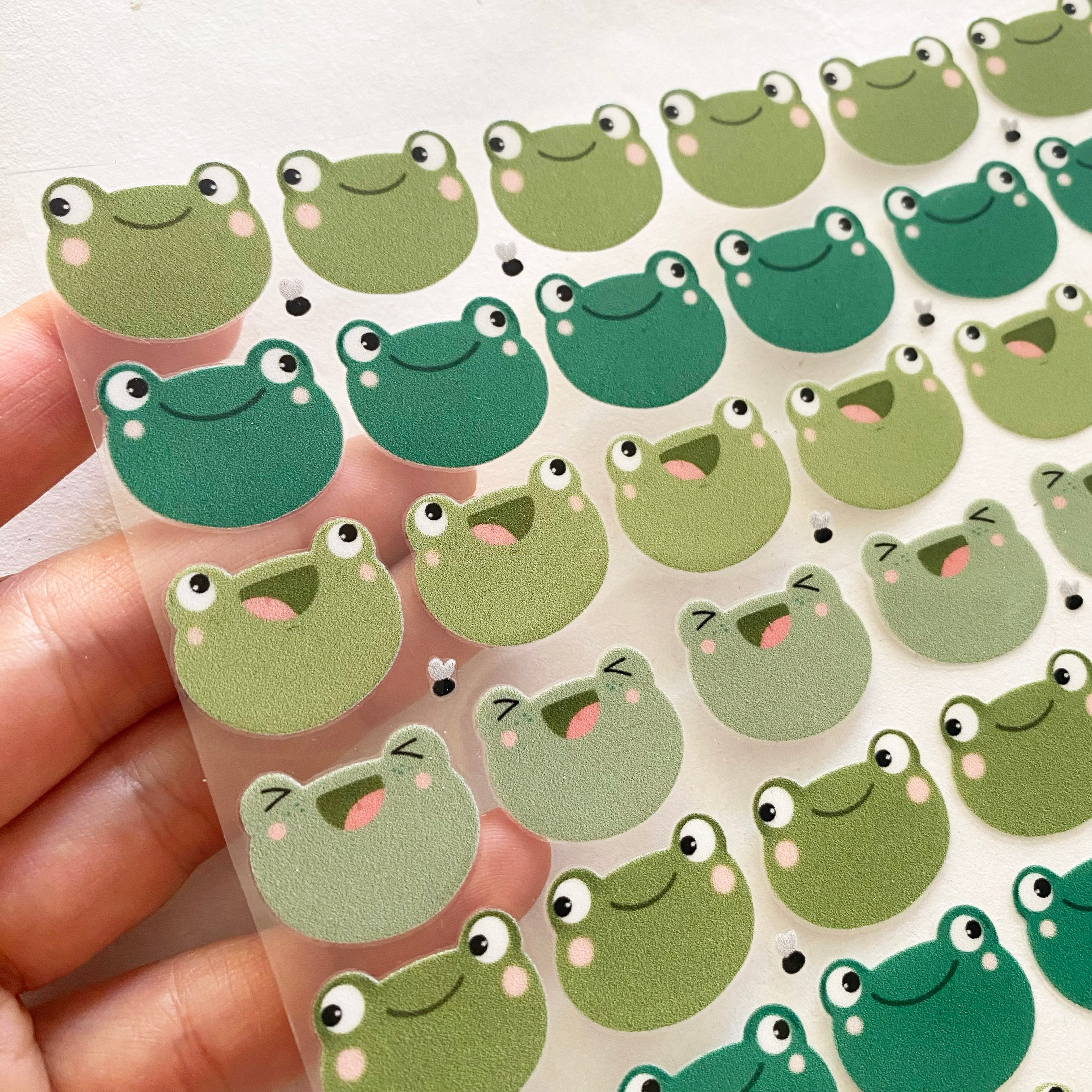 BORDERLESS stickers / stickers / rub-on stickers - cute fairies