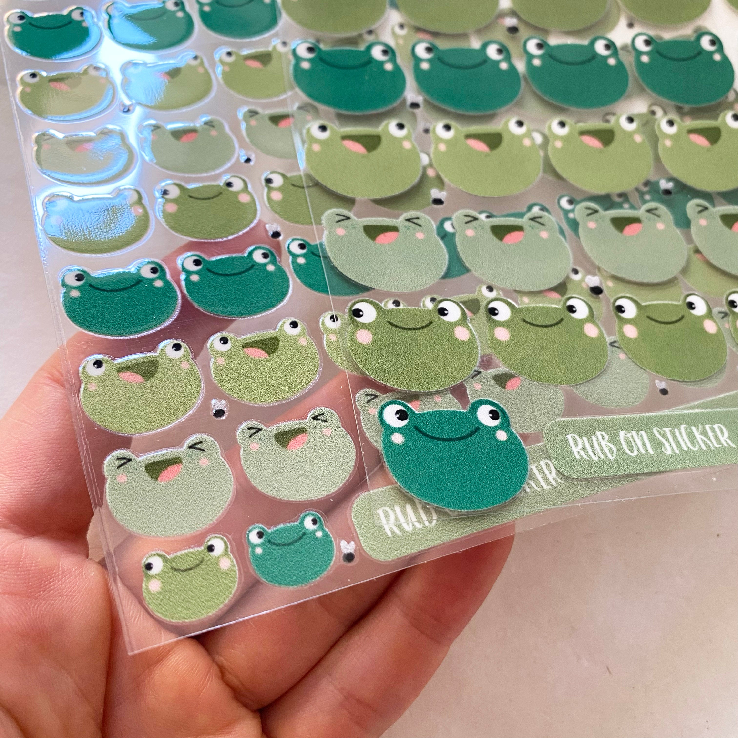 BORDERLESS stickers / stickers / rub-on stickers - cute fairies