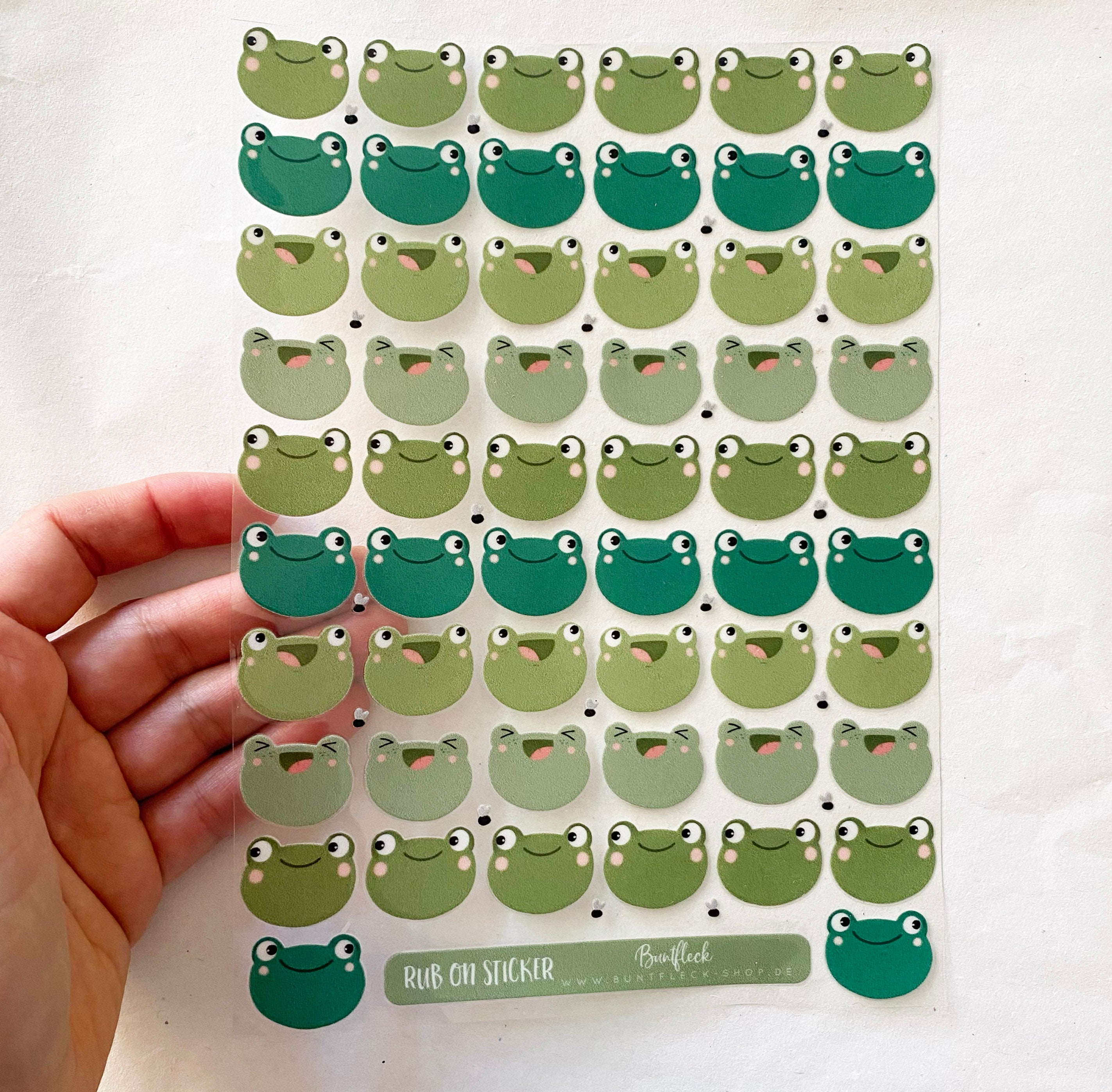 BORDERLESS stickers / stickers / rub-on stickers - cute fairies