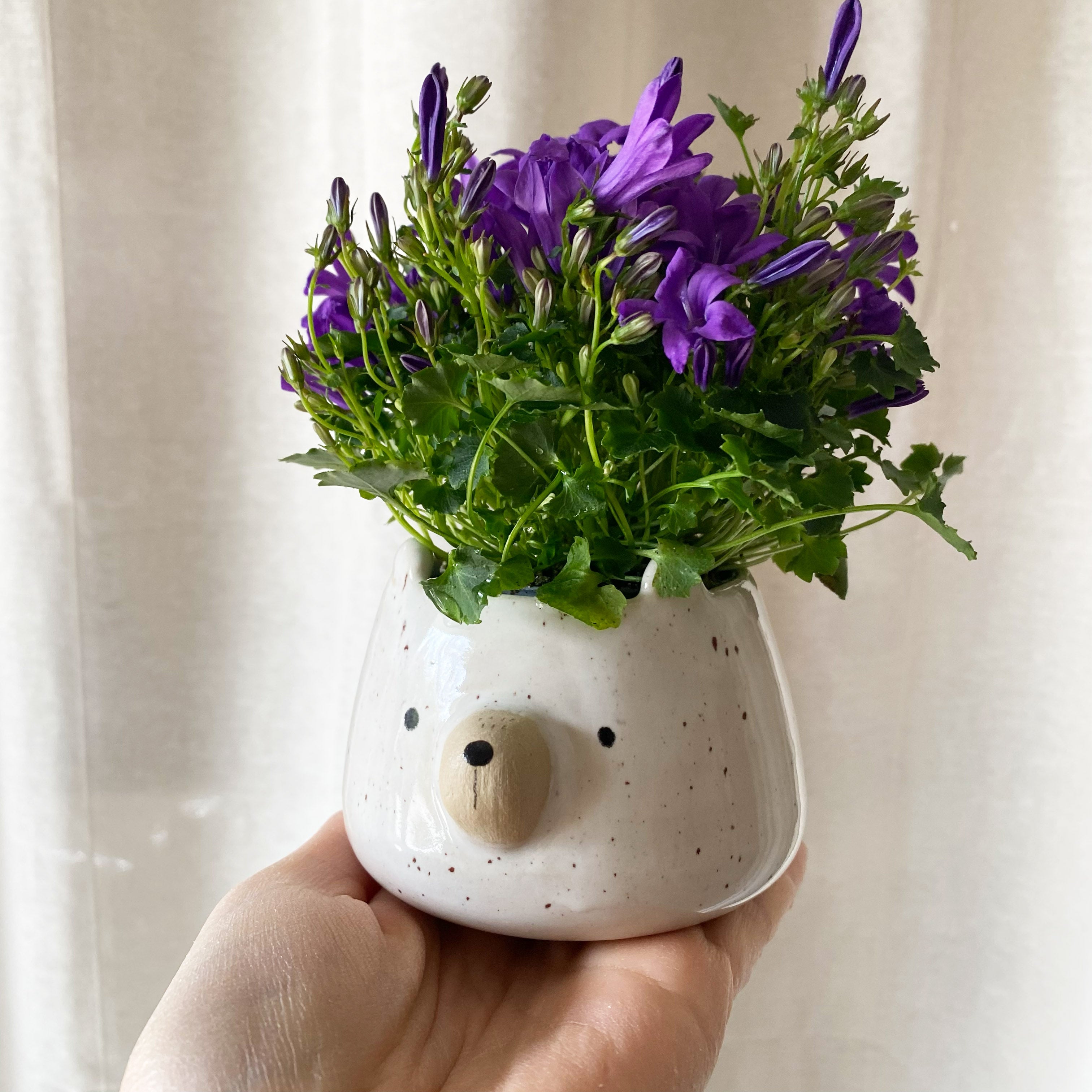 Wasserbehälter/ Blumentopf/Espressotasse - kleiner Bär