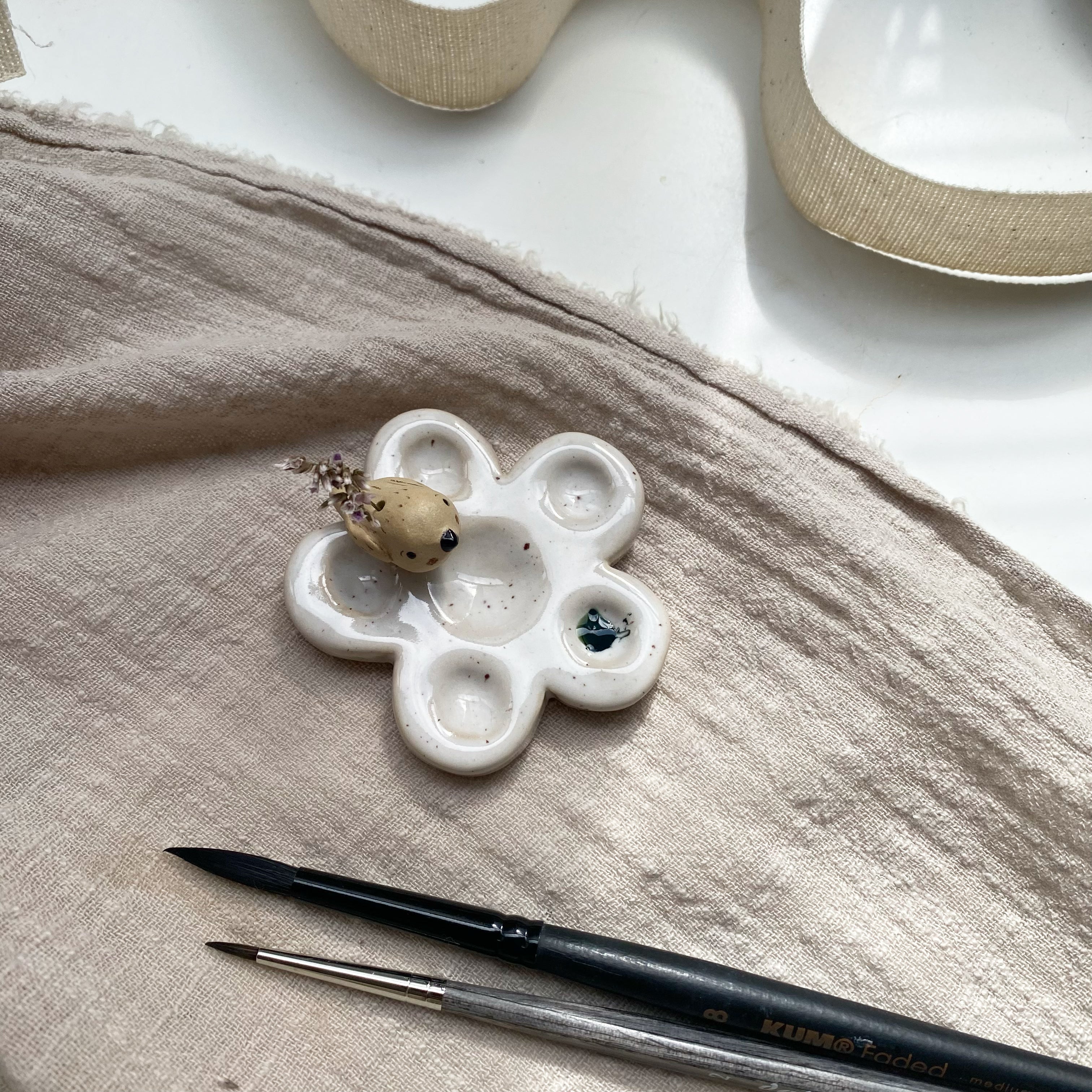 Mini-Mischpalette Blümchen mit Vögelchen