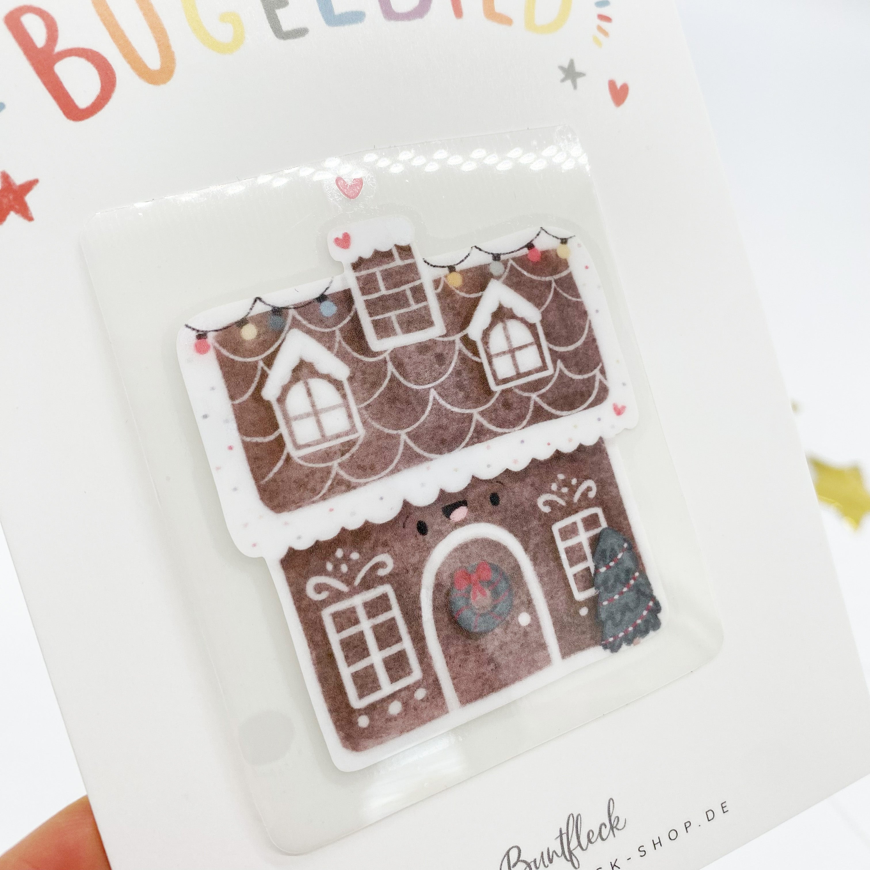 Mini Bügelbilder - Lebkuchenhaus