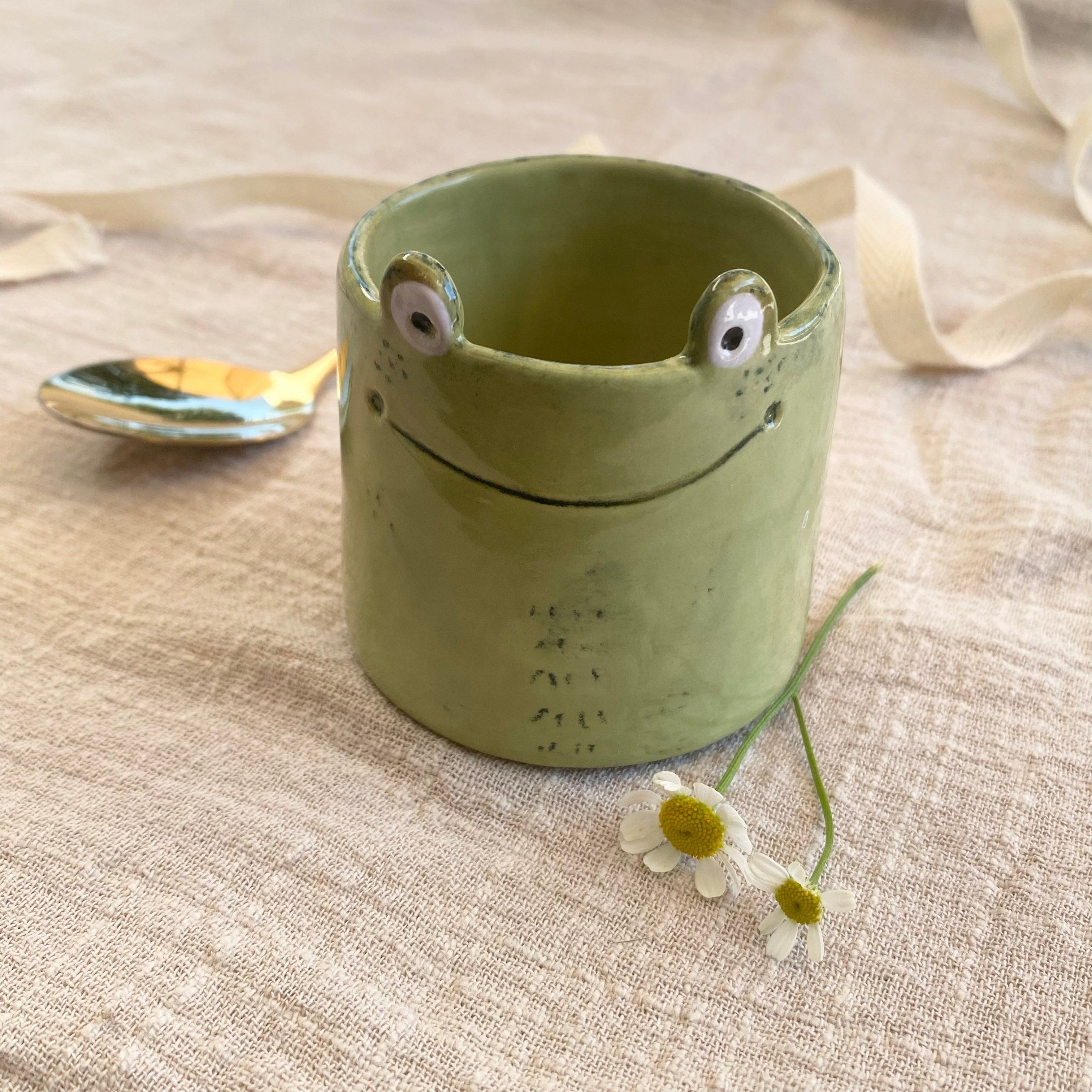 Espressobecher / Tasse/ Becher kleiner Frosch
