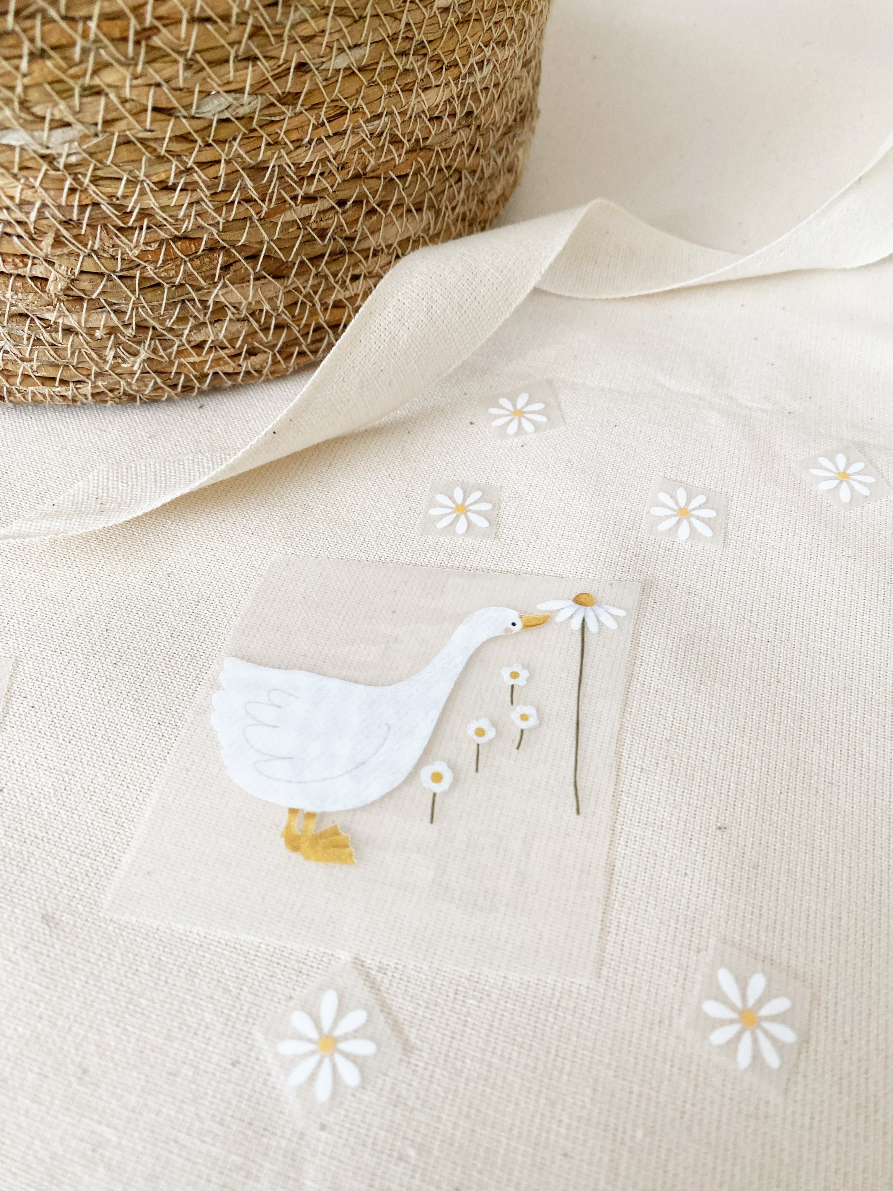 Iron-on patch - goose