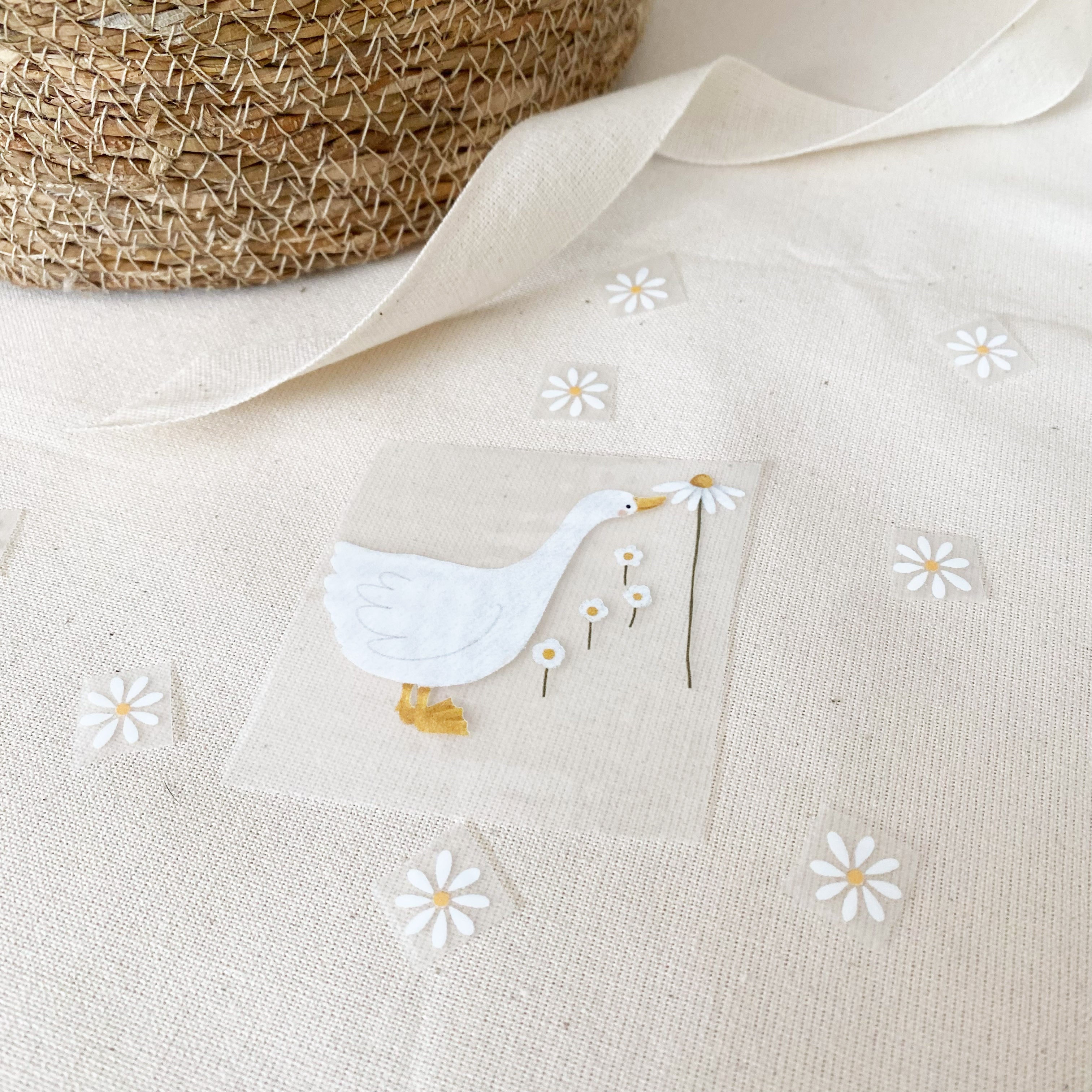 Iron-on patch - goose